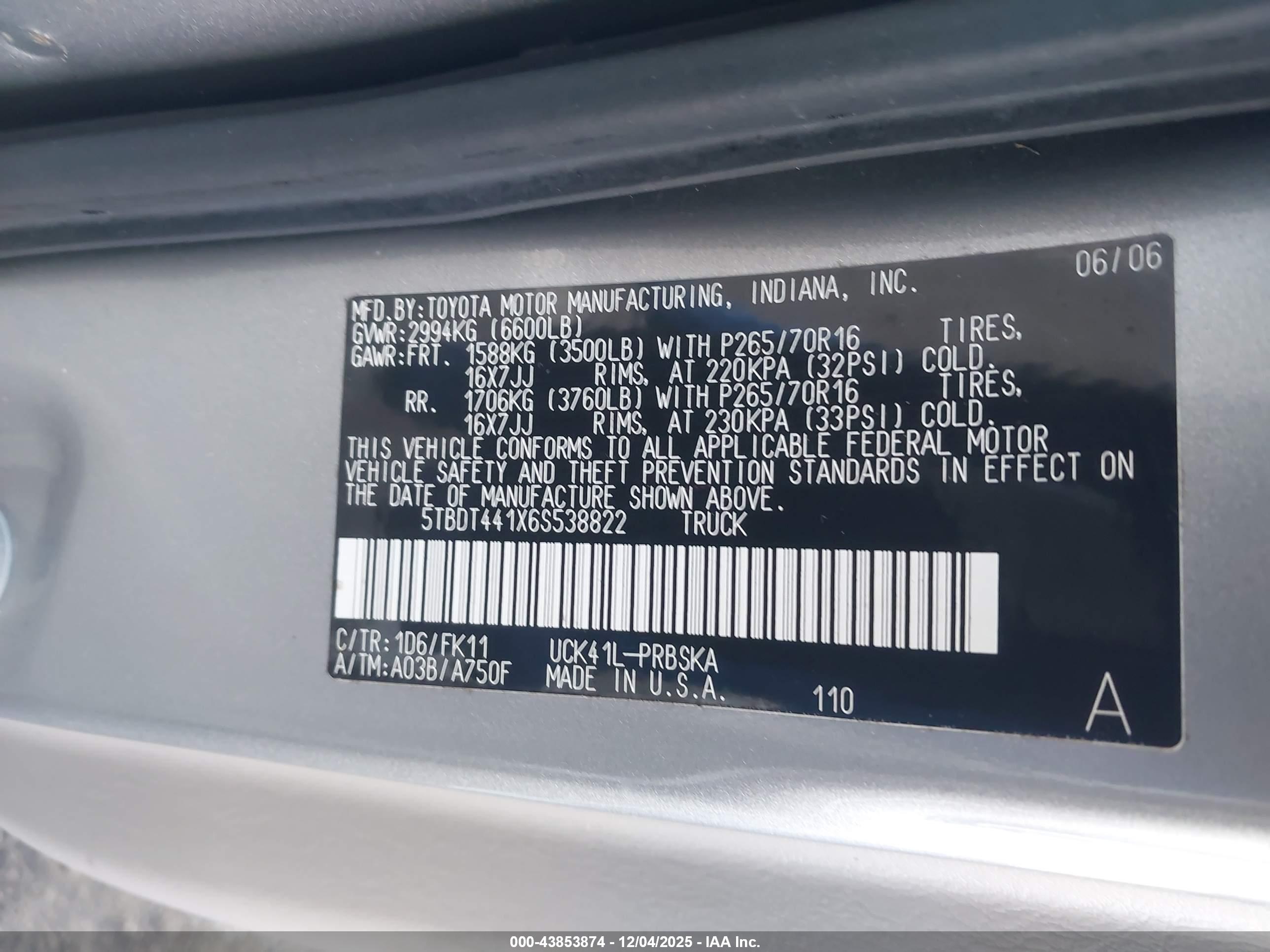 TOYOTA TUNDRA image 9