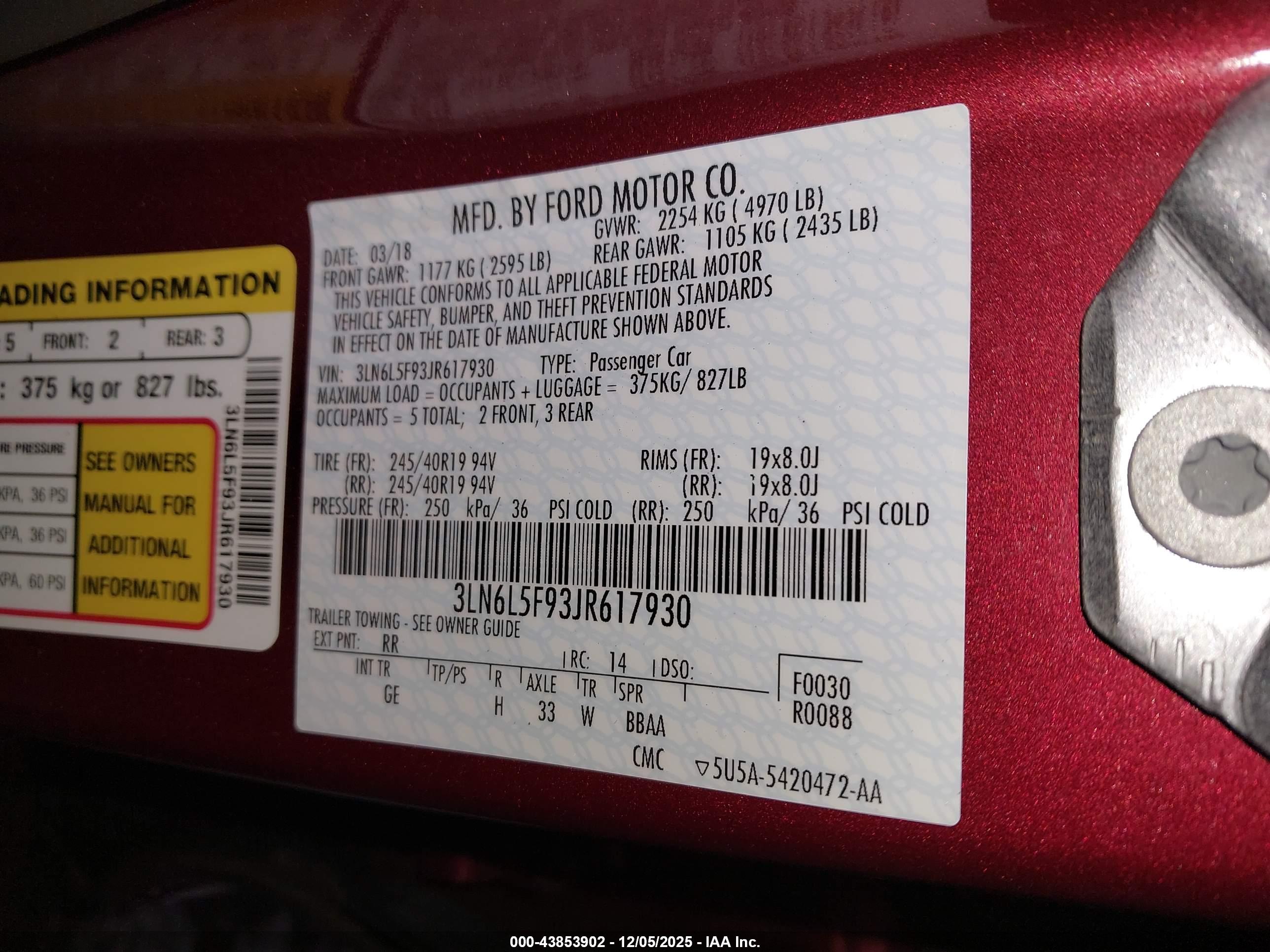 LINCOLN MKZ image 9