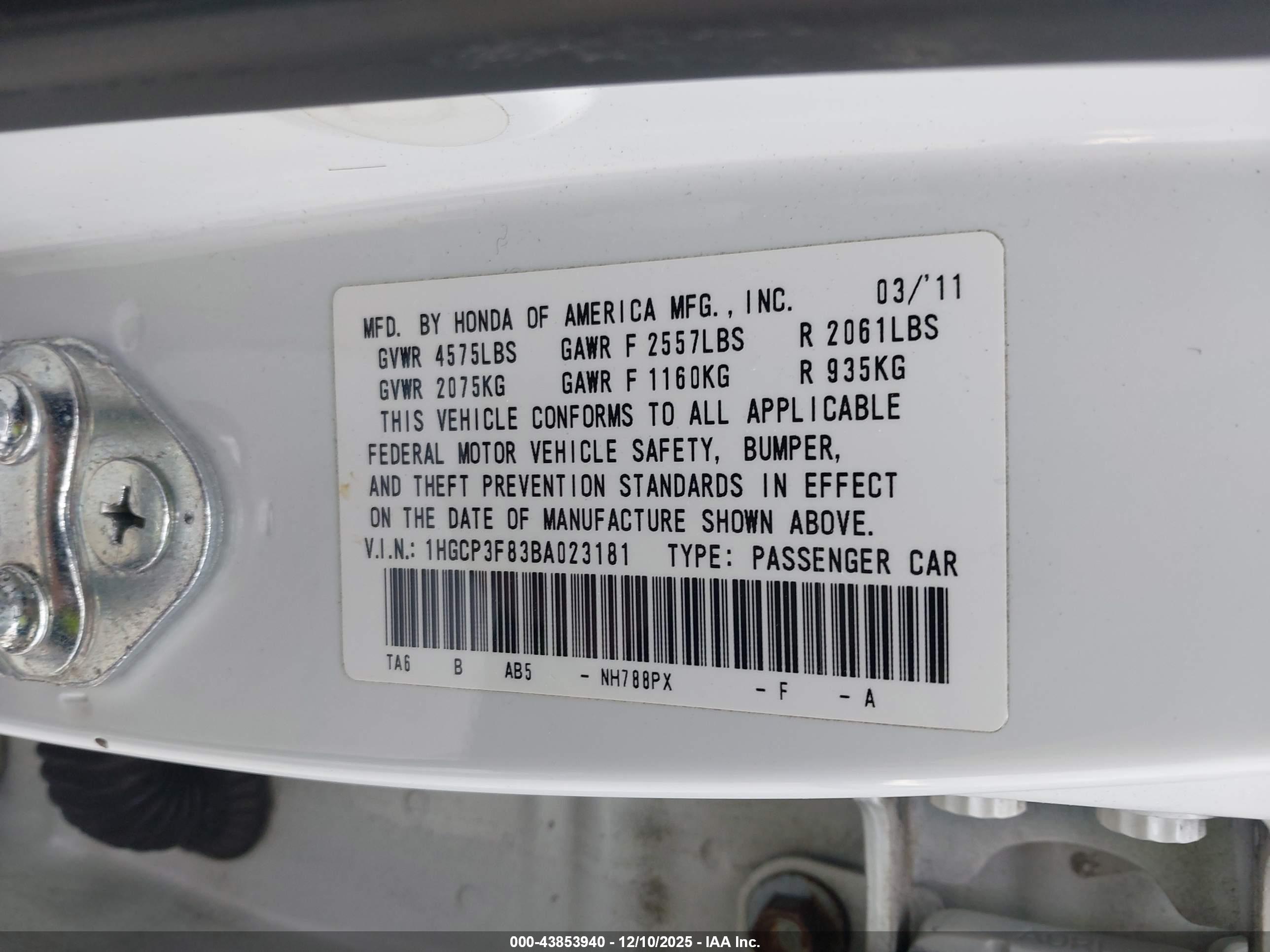 HONDA ACCORD image 9