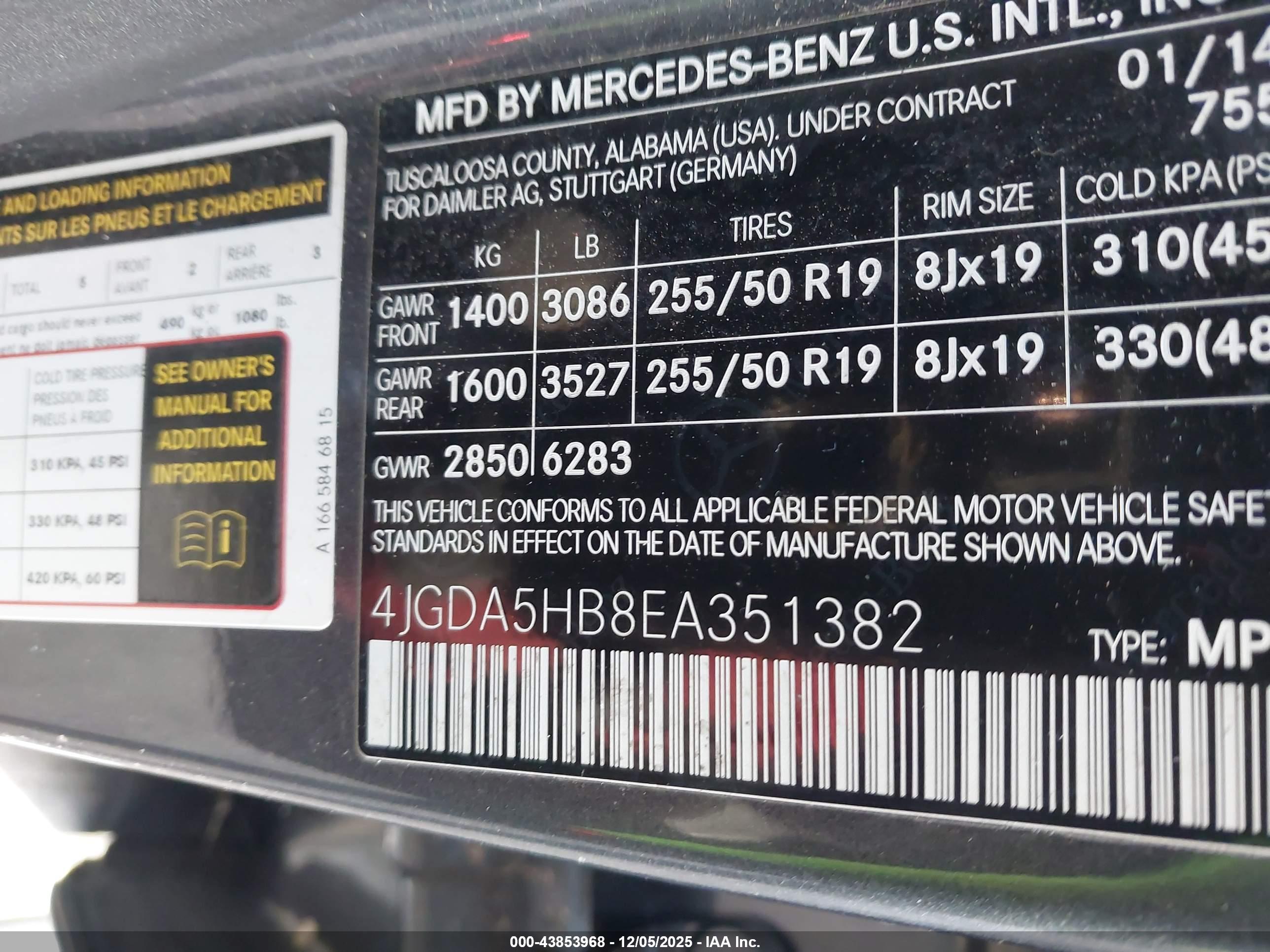 MERCEDES-BENZ ML image 9