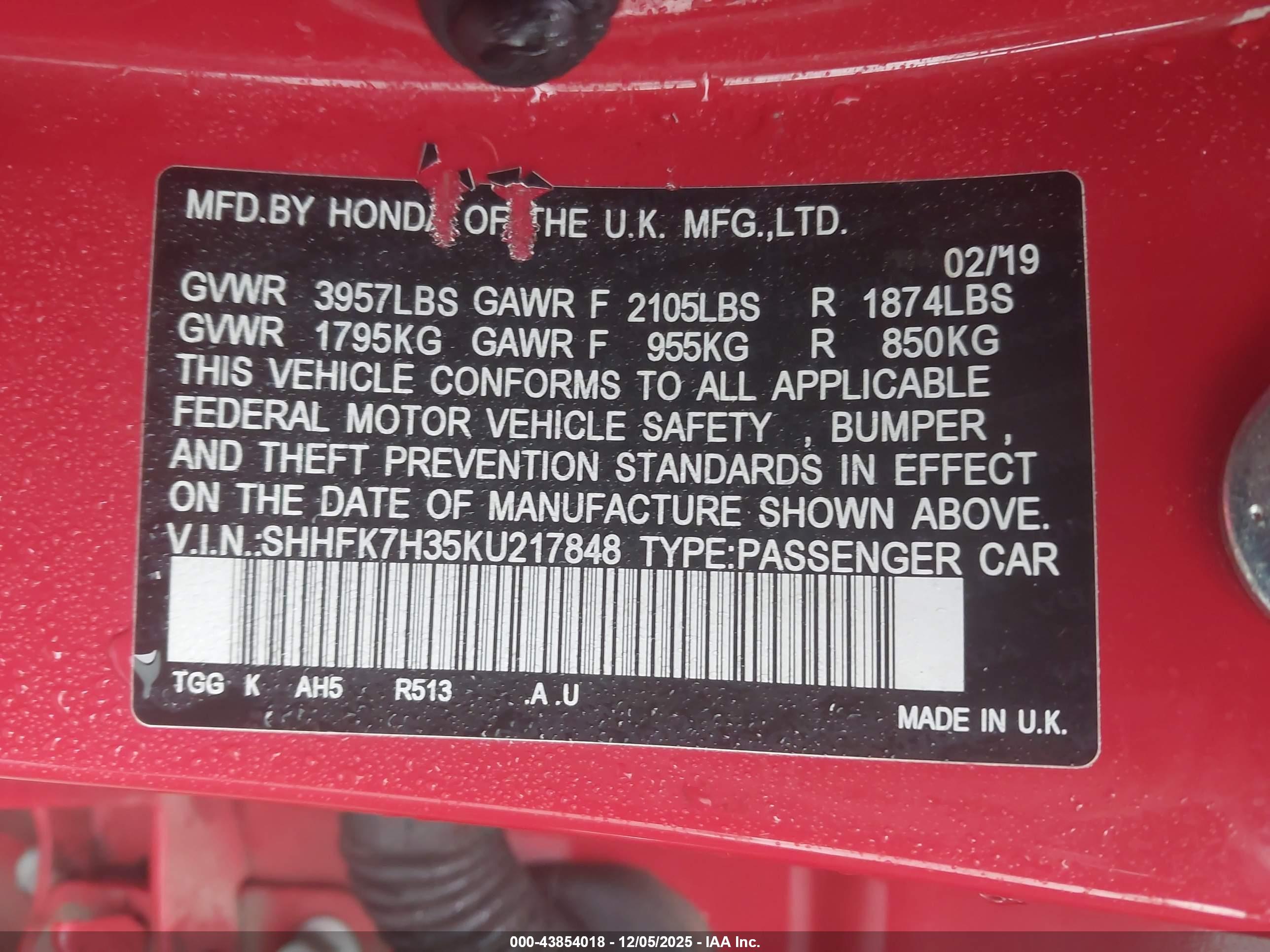 HONDA CIVIC image 9