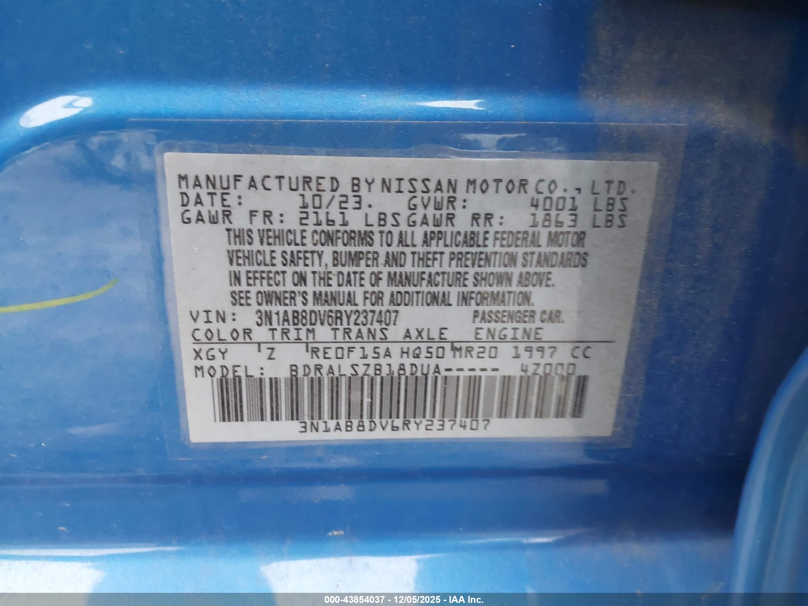 NISSAN SENTRA image 9