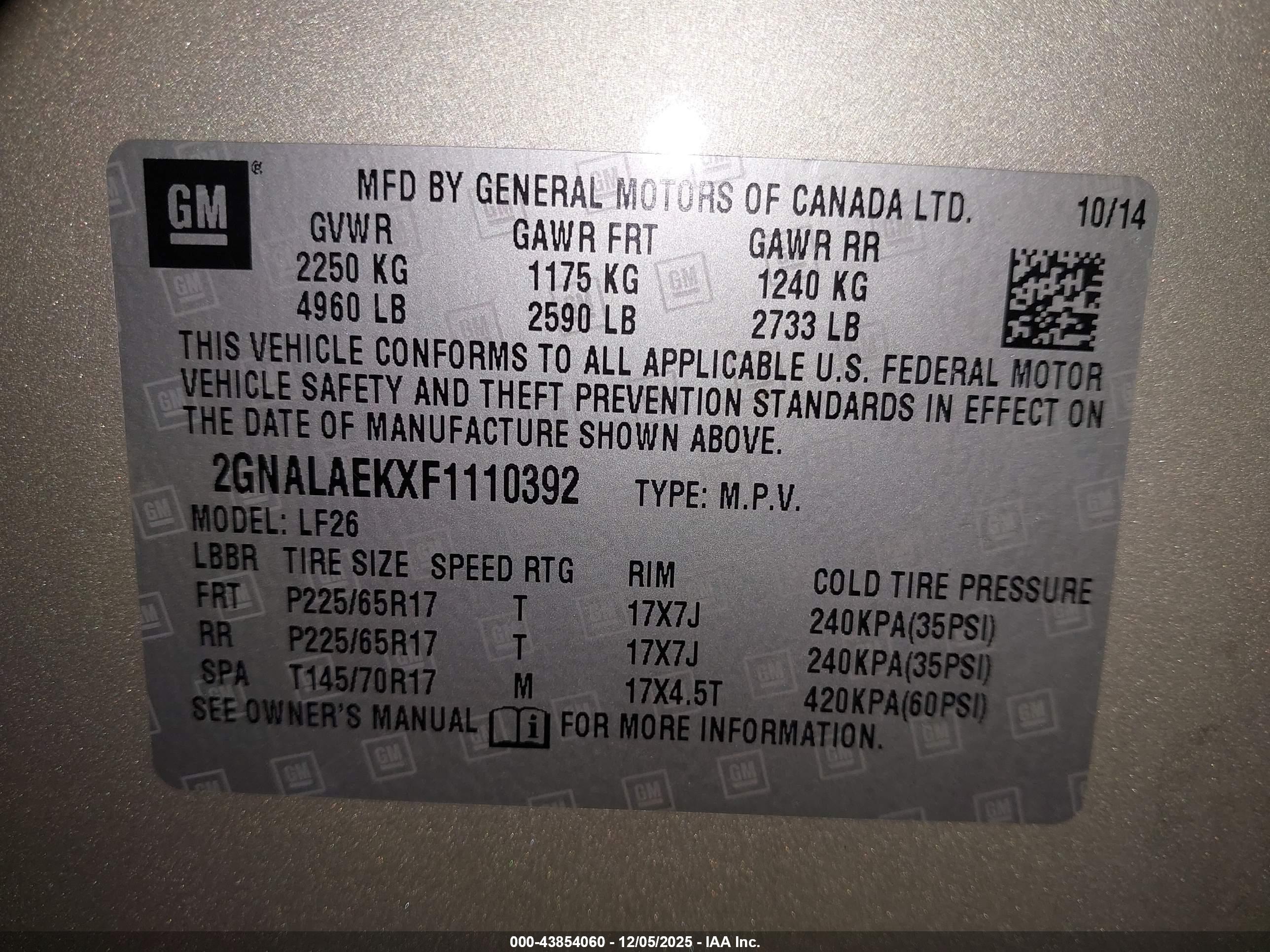 CHEVROLET EQUINOX image 9