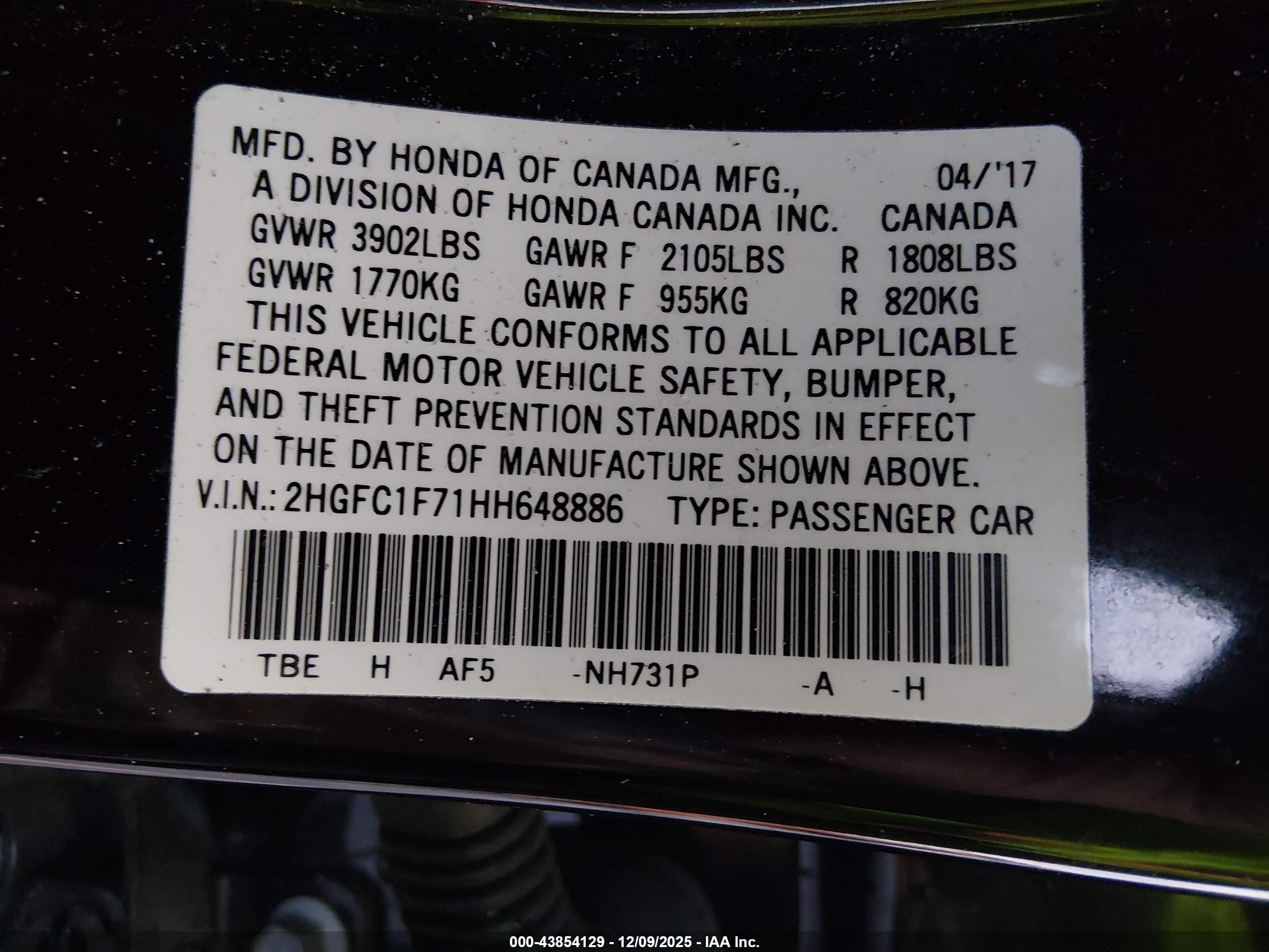 HONDA CIVIC image 9