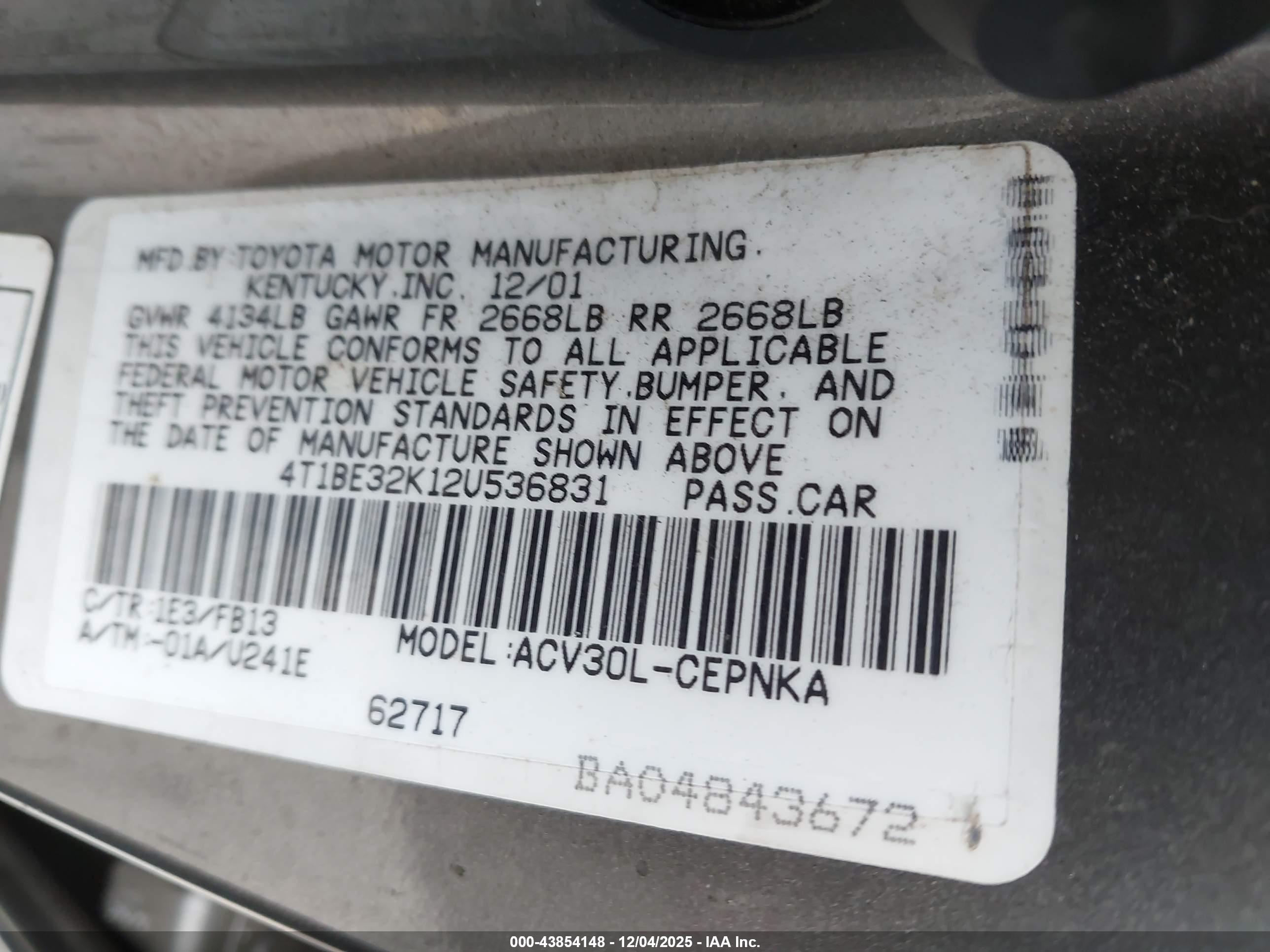 TOYOTA CAMRY image 9