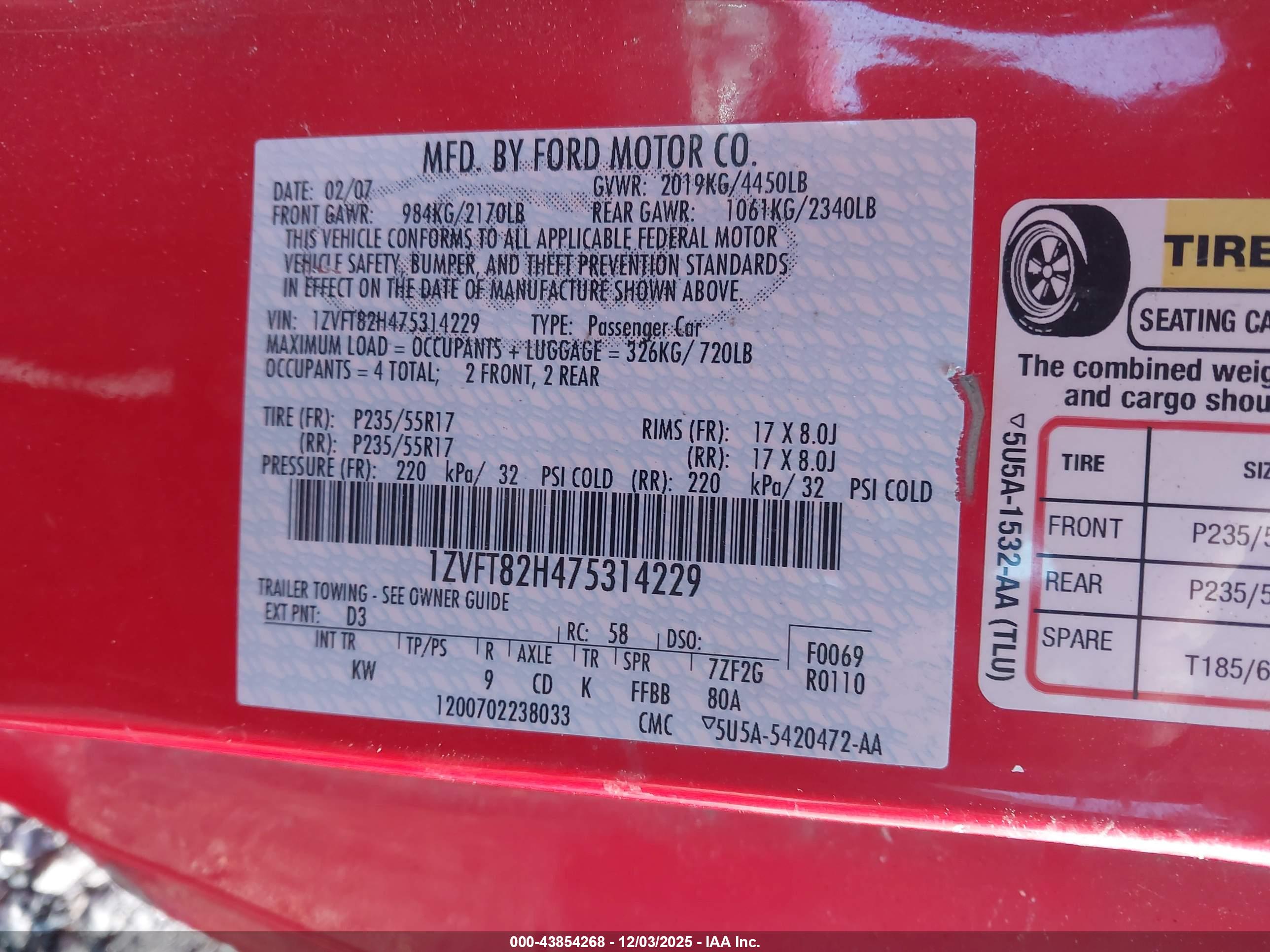 FORD MUSTANG image 9