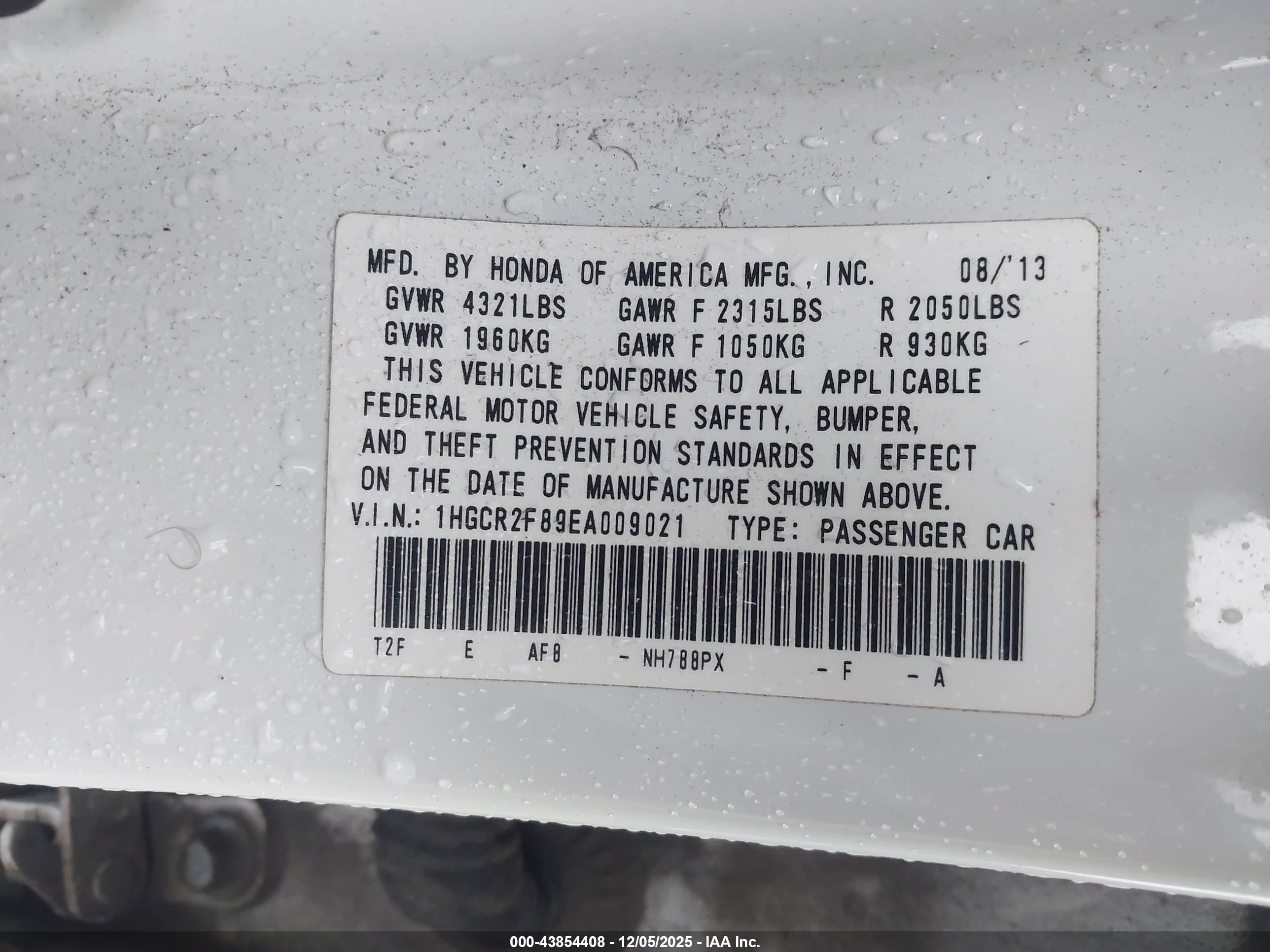 HONDA ACCORD image 9