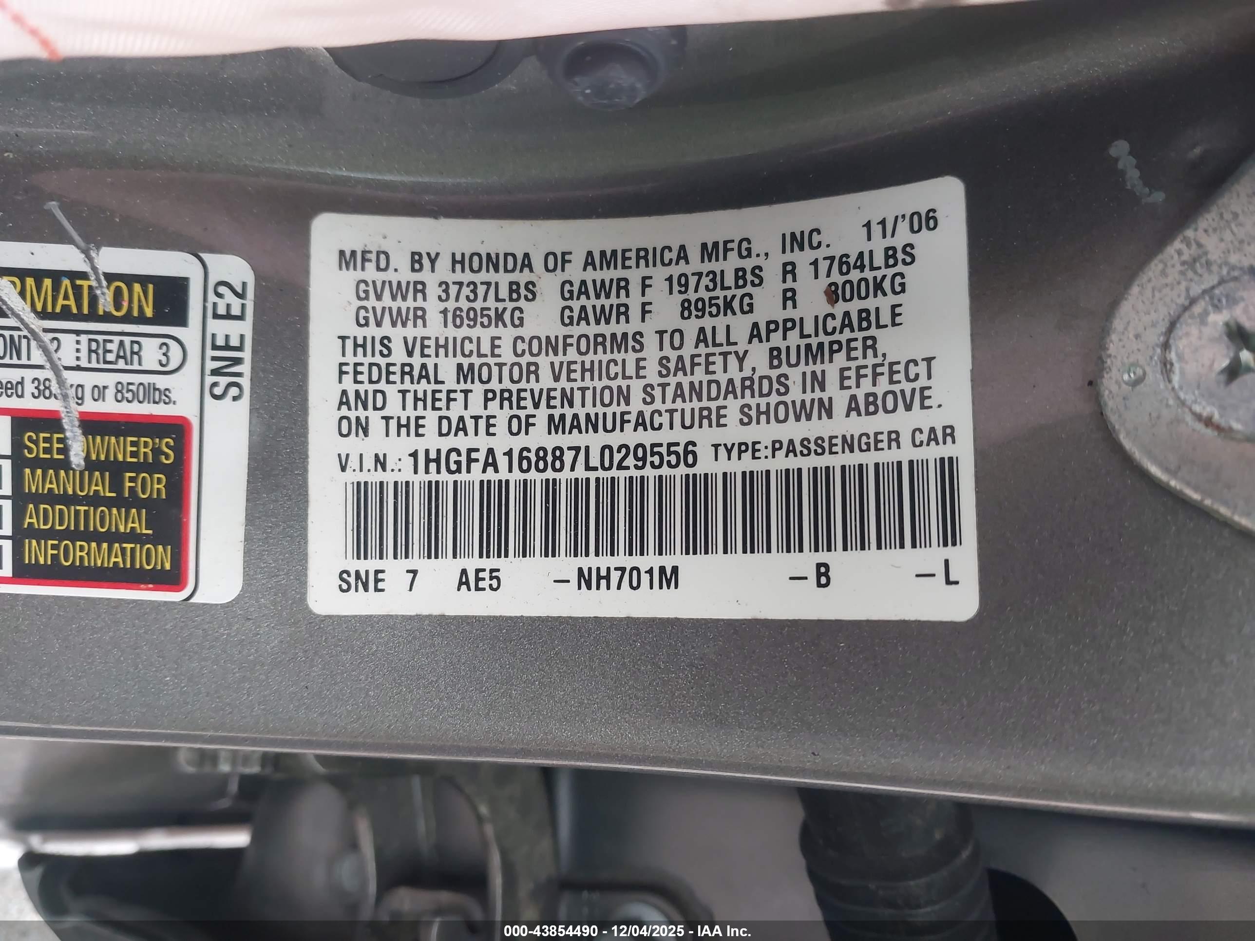 HONDA CIVIC image 9