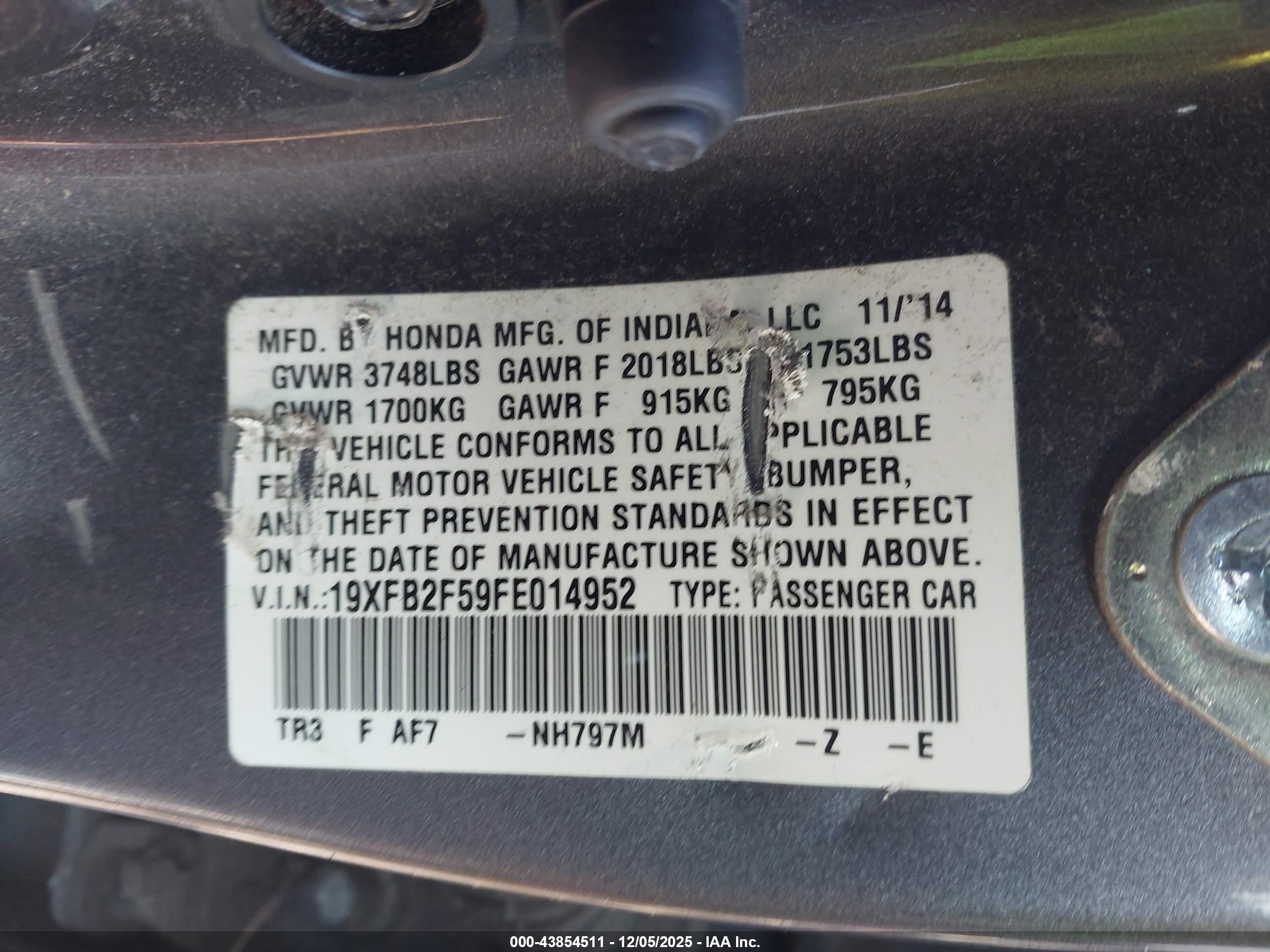 HONDA CIVIC image 9