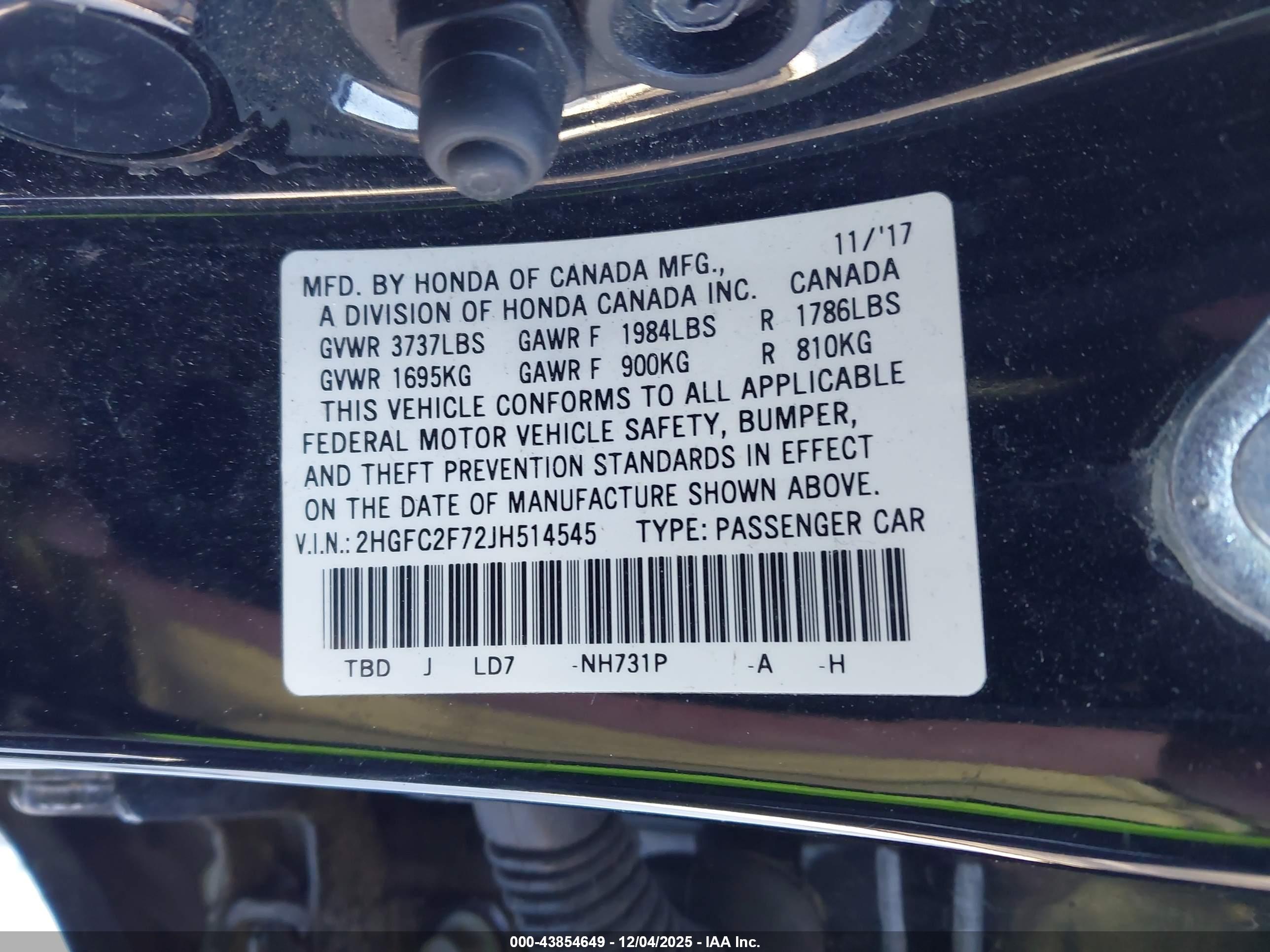 HONDA CIVIC image 9