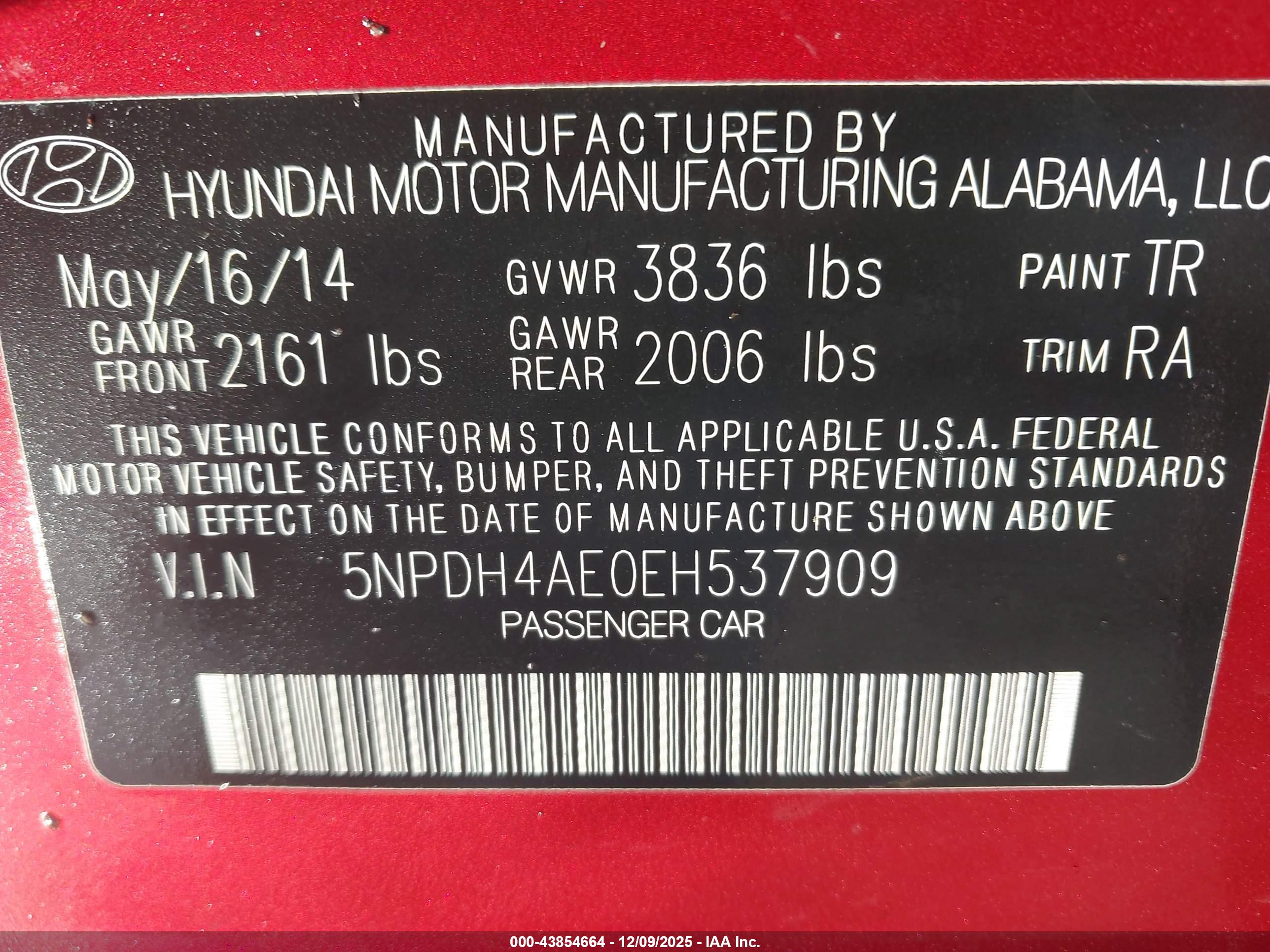 HYUNDAI ELANTRA image 9