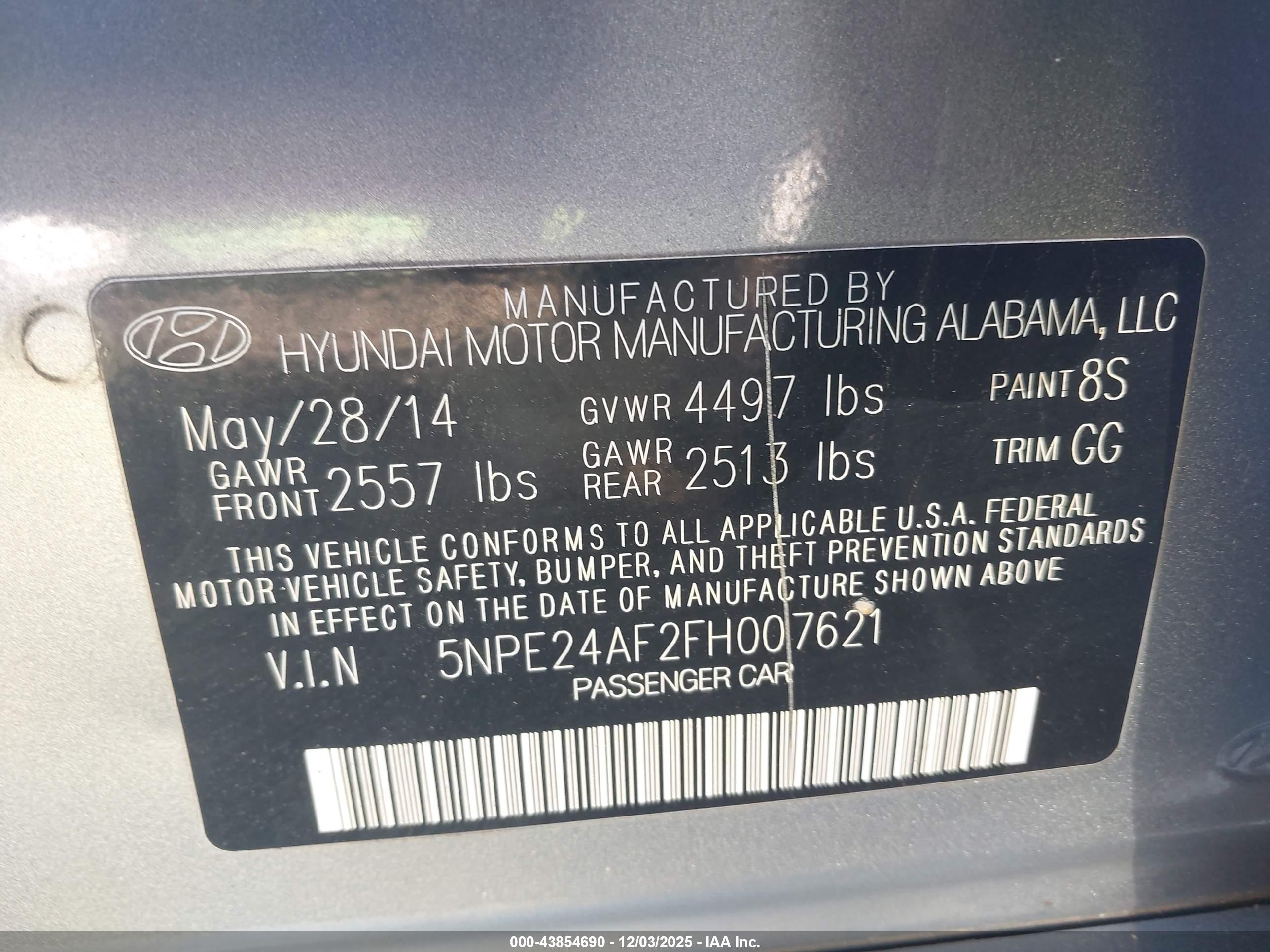HYUNDAI SONATA image 9
