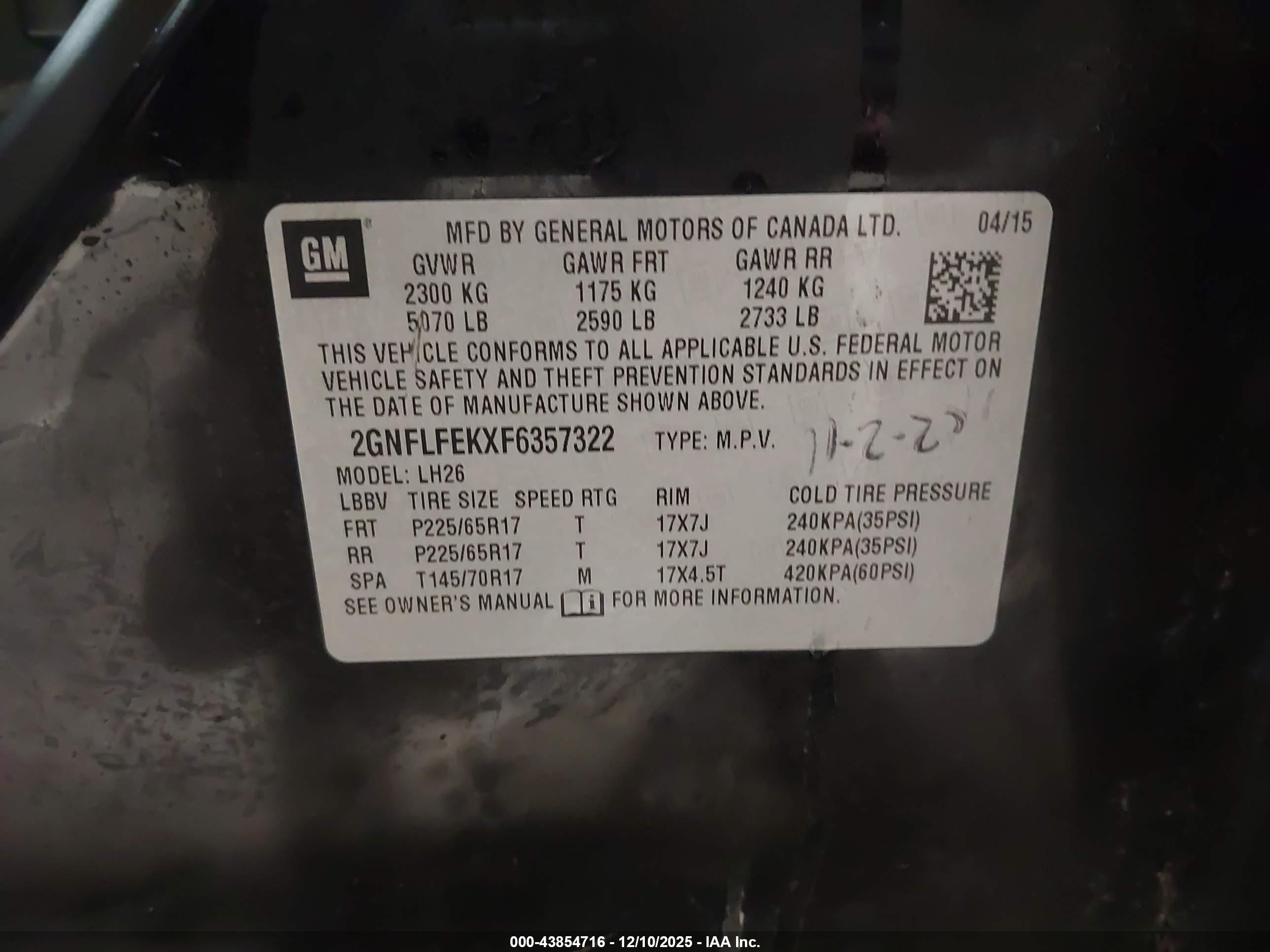 CHEVROLET EQUINOX image 9