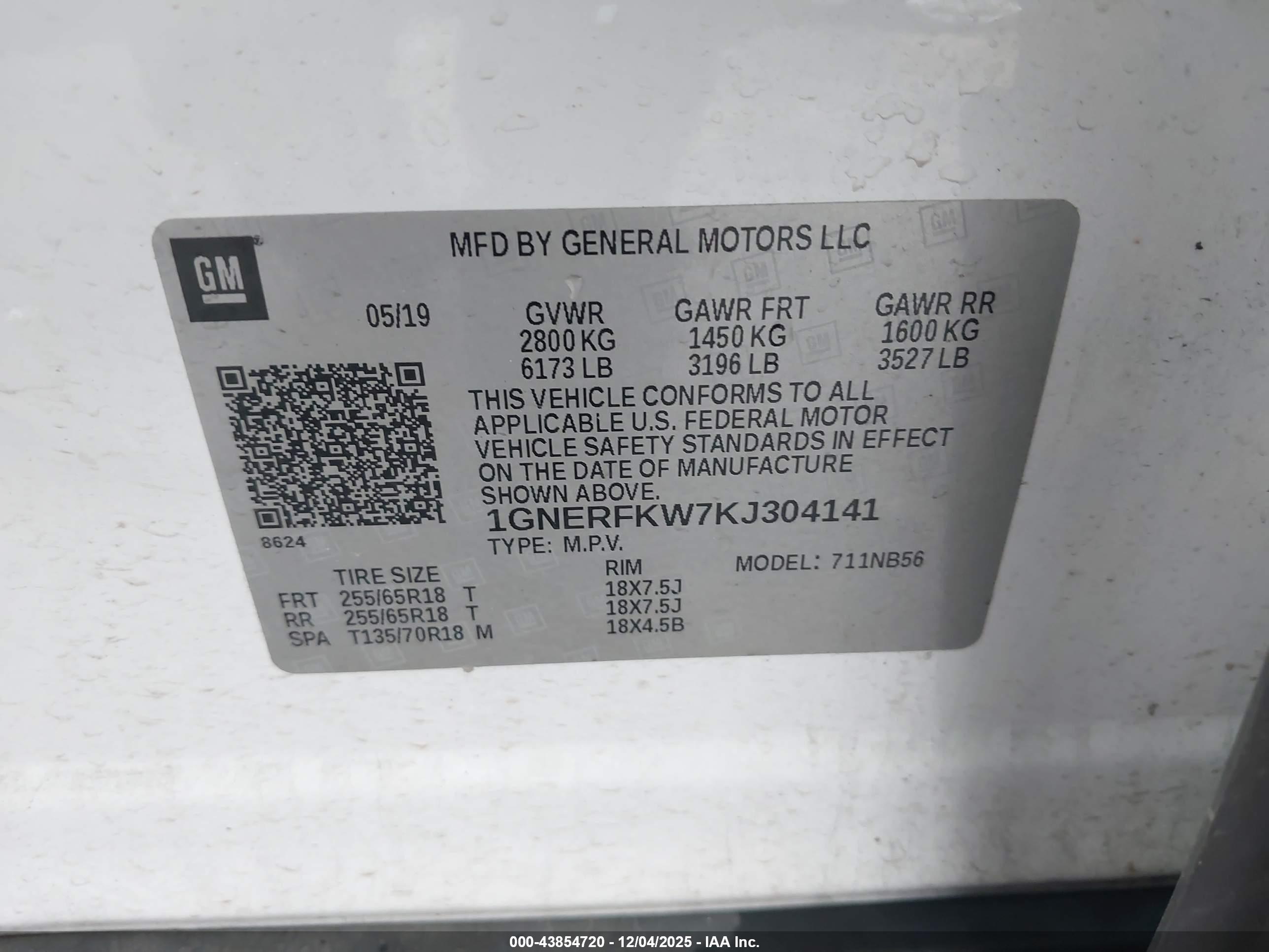 CHEVROLET TRAVERSE image 9