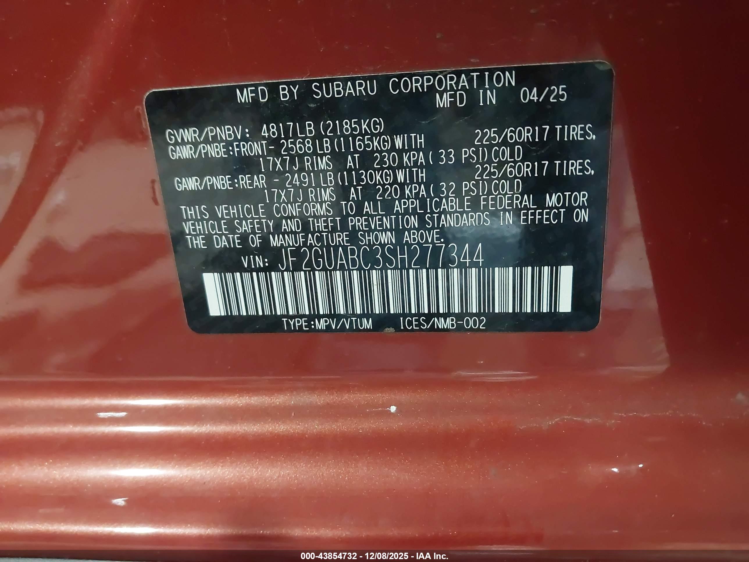 SUBARU CROSSTREK image 9