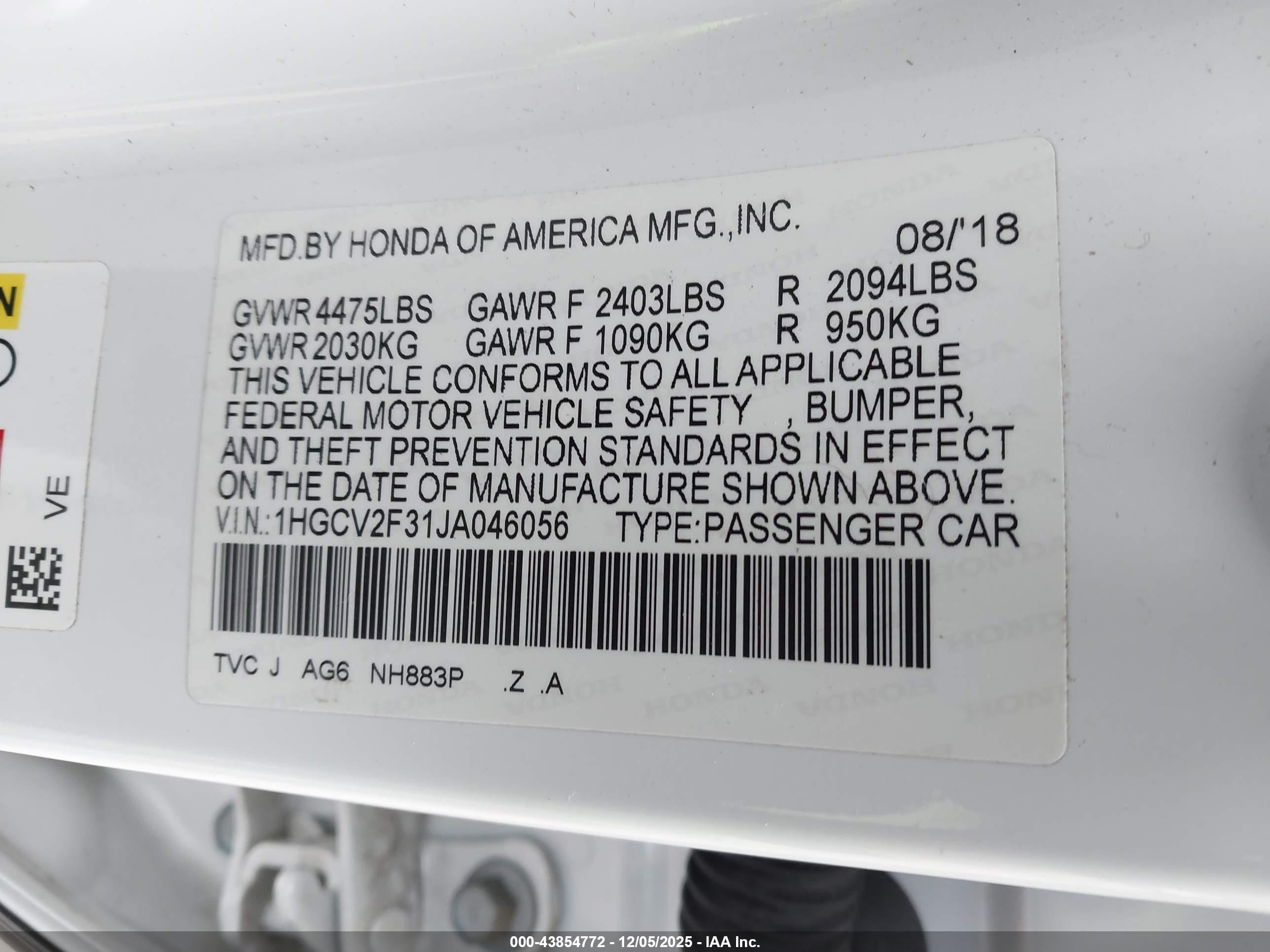 HONDA ACCORD image 9