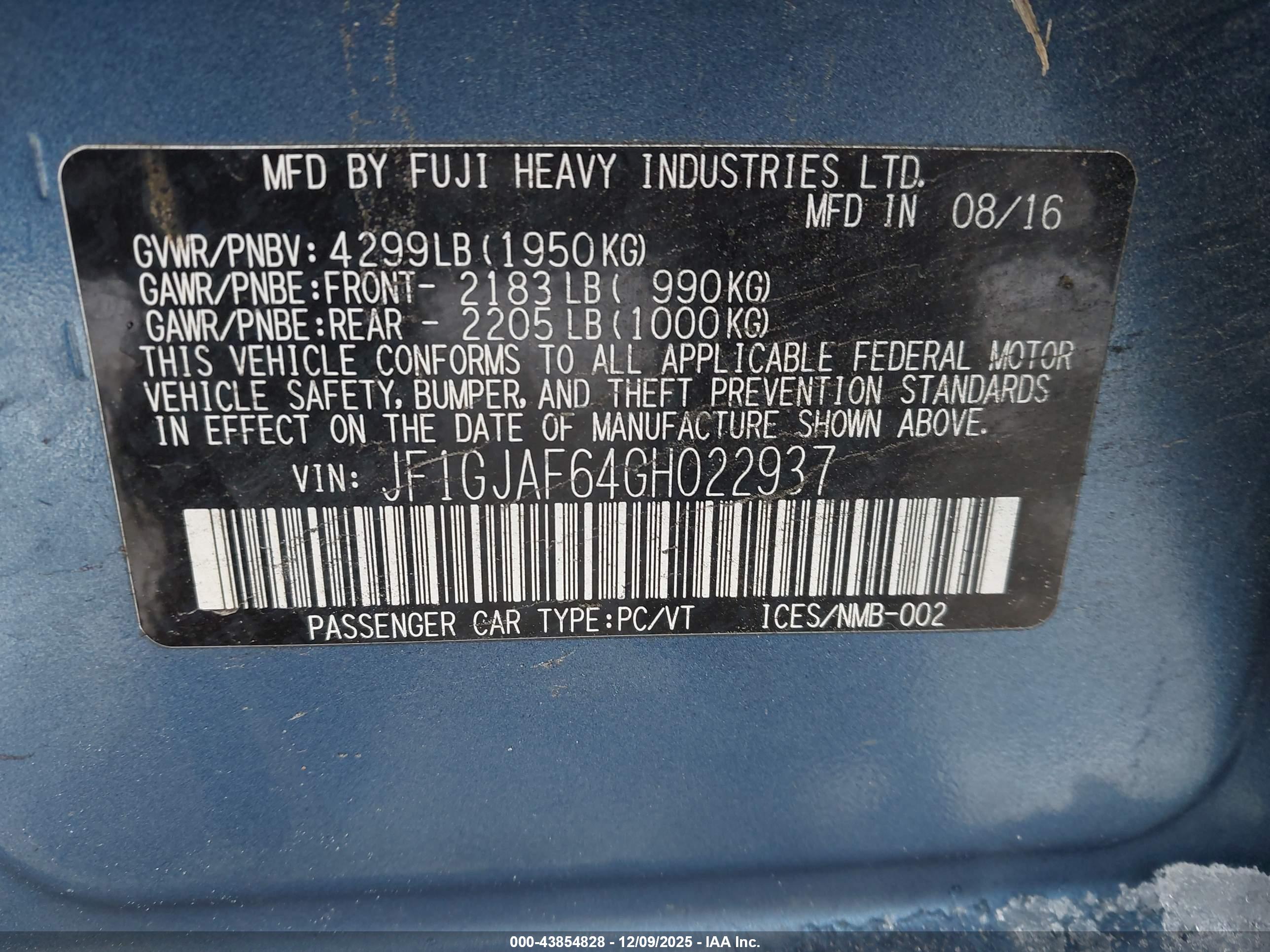 SUBARU IMPREZA image 9