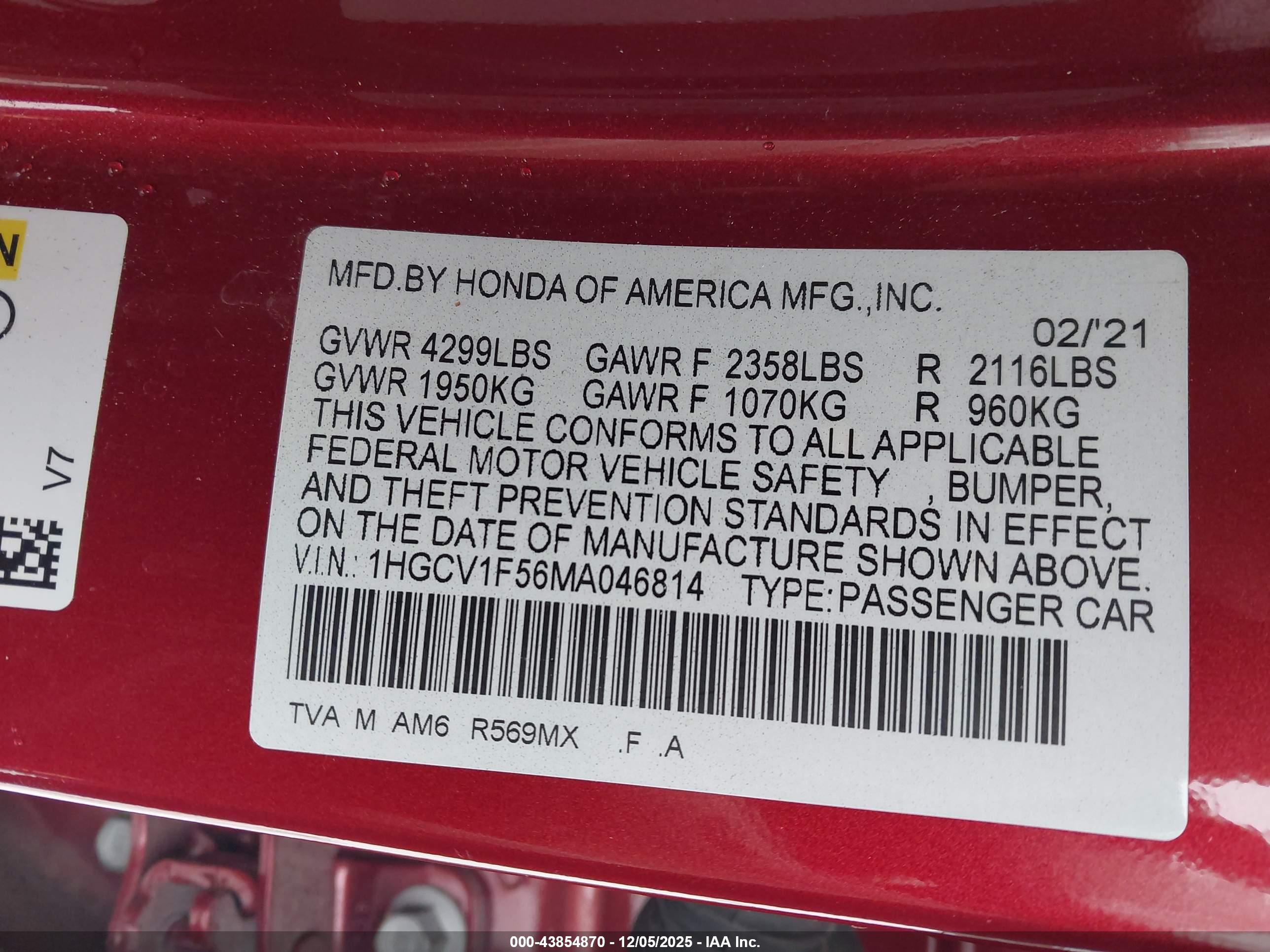 HONDA ACCORD image 9
