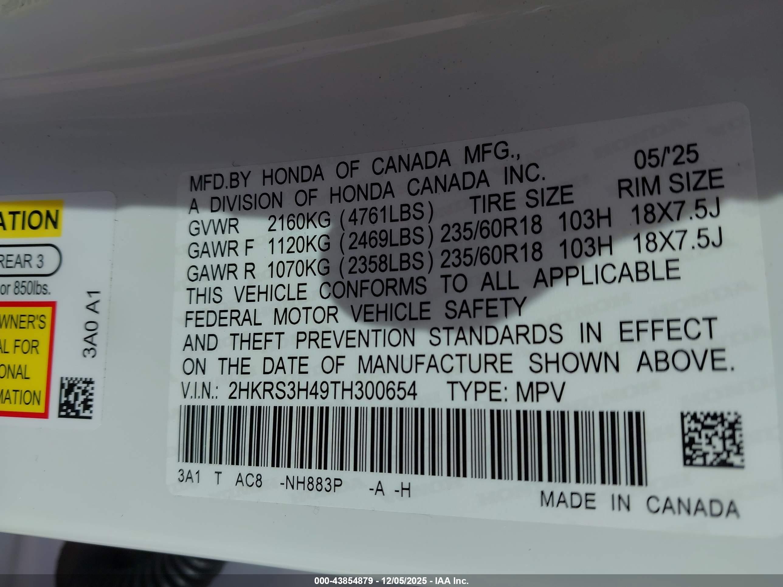 HONDA CR-V image 9