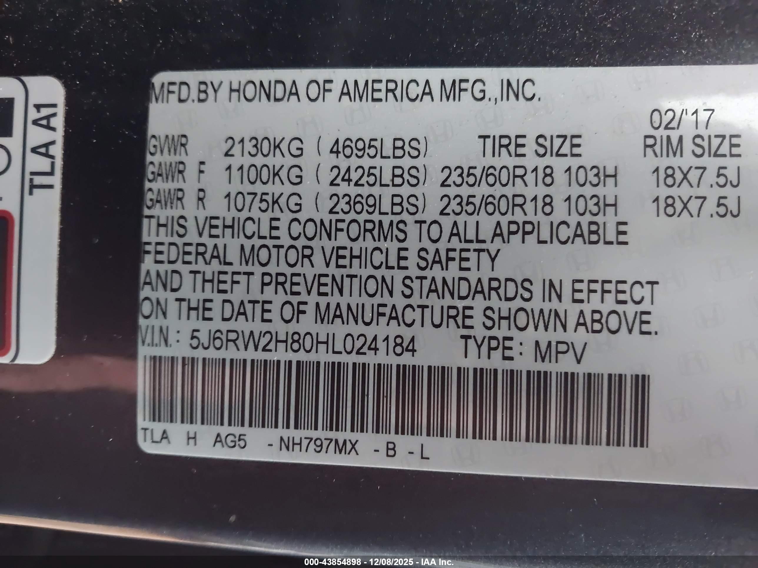 HONDA CR-V image 9