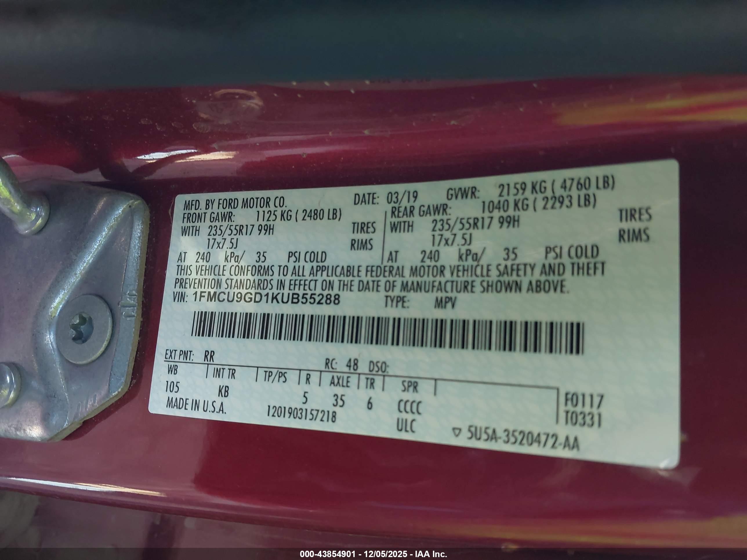 FORD ESCAPE image 9