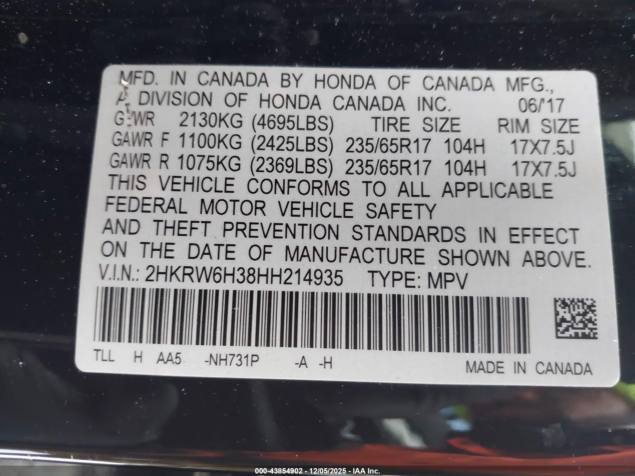 HONDA CR-V image 9