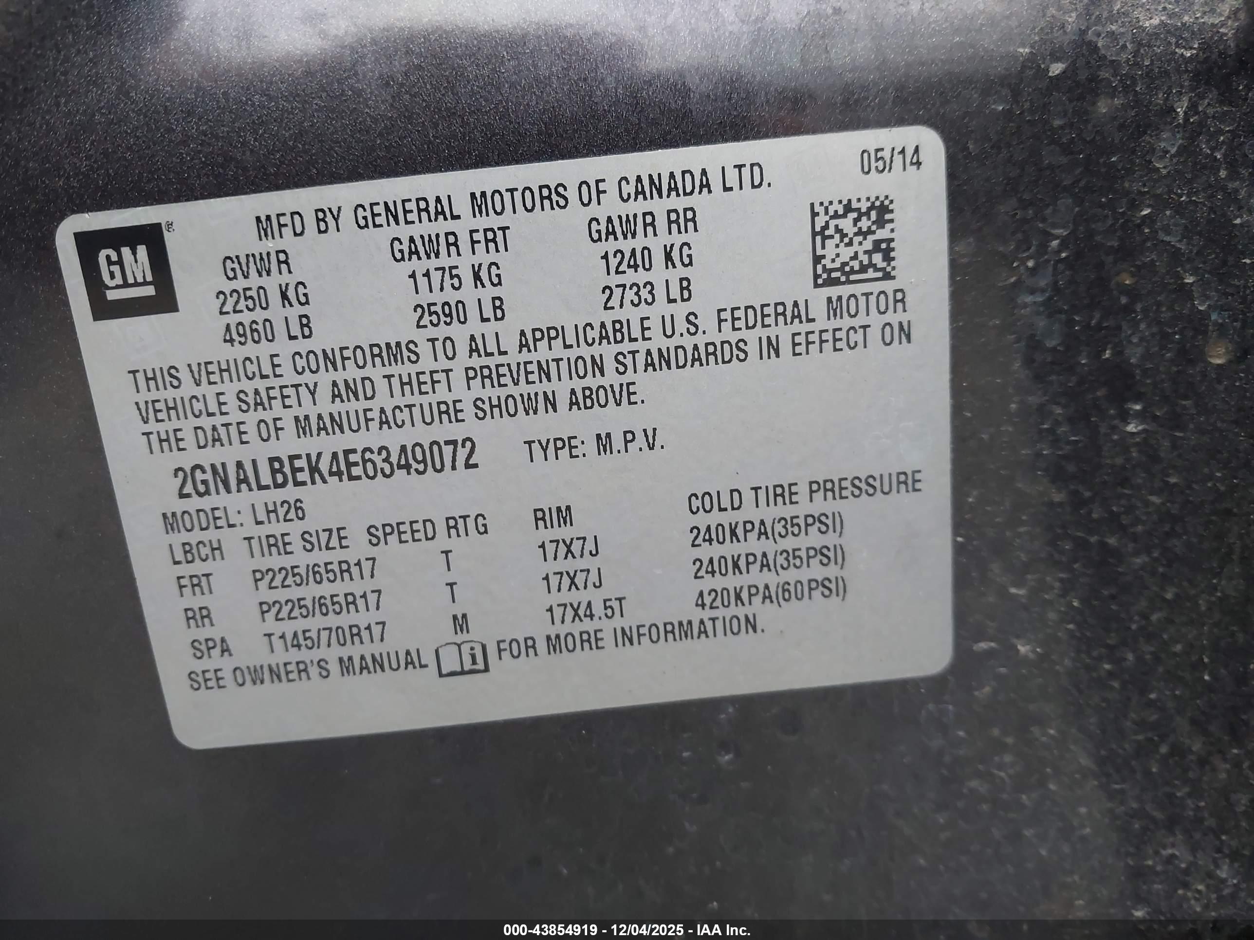 CHEVROLET EQUINOX image 9