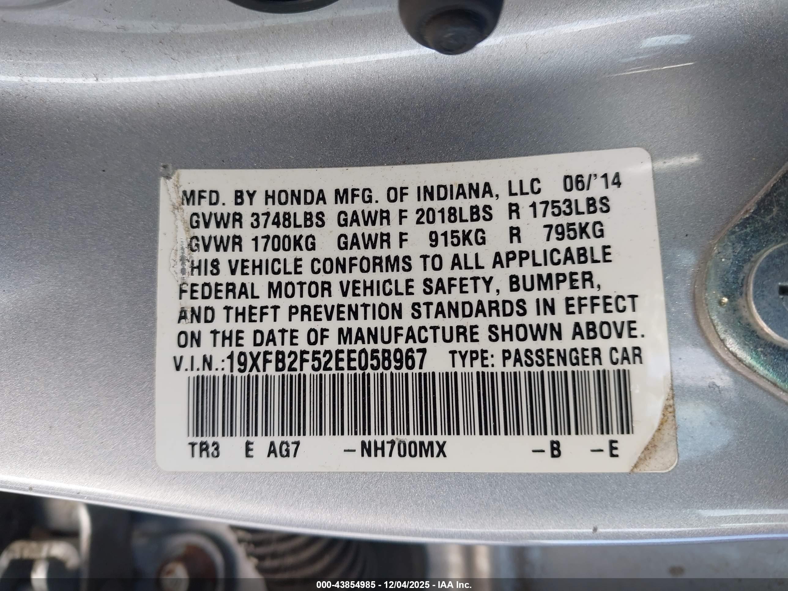 HONDA CIVIC image 9