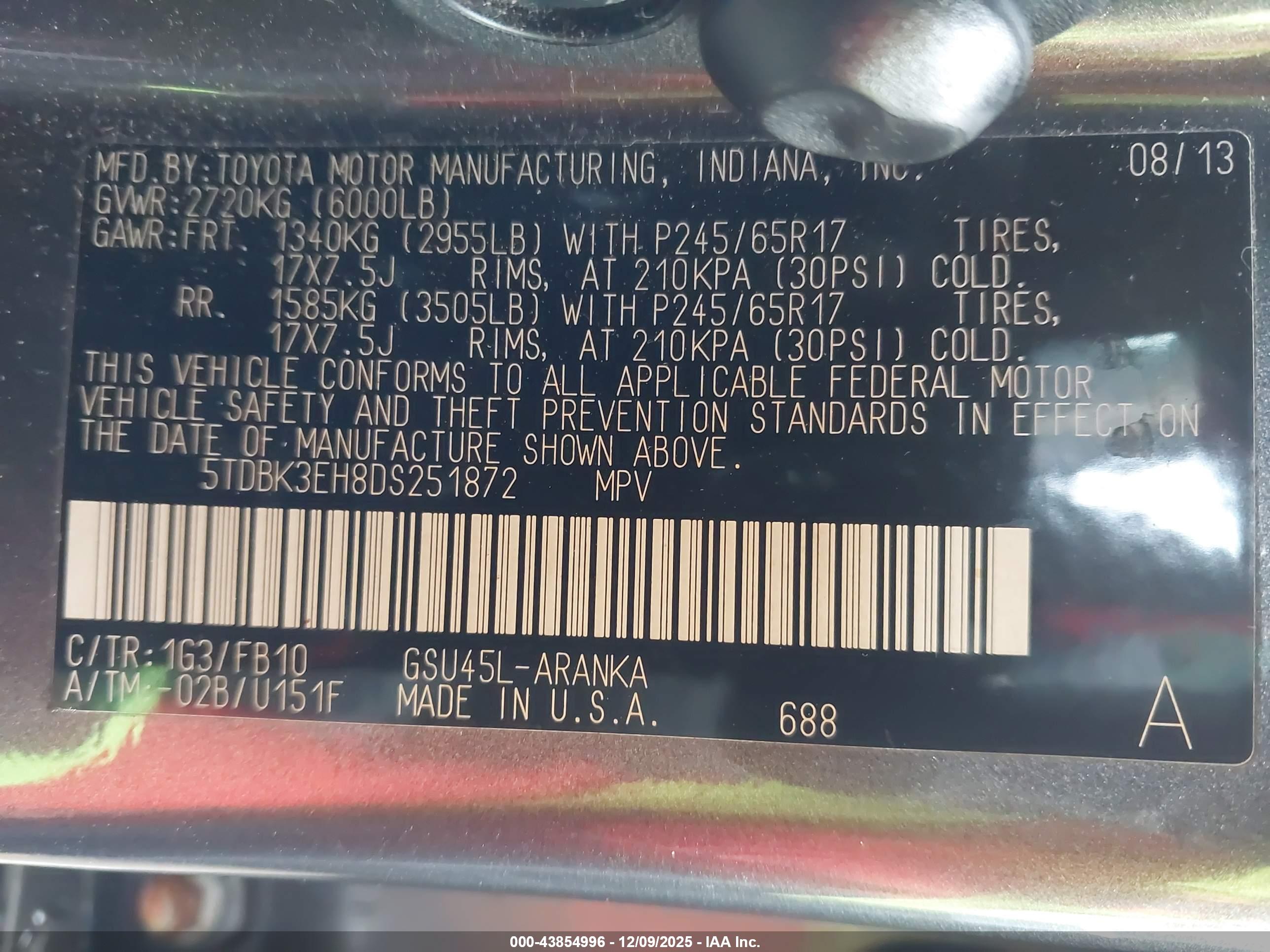 TOYOTA HIGHLANDER image 9