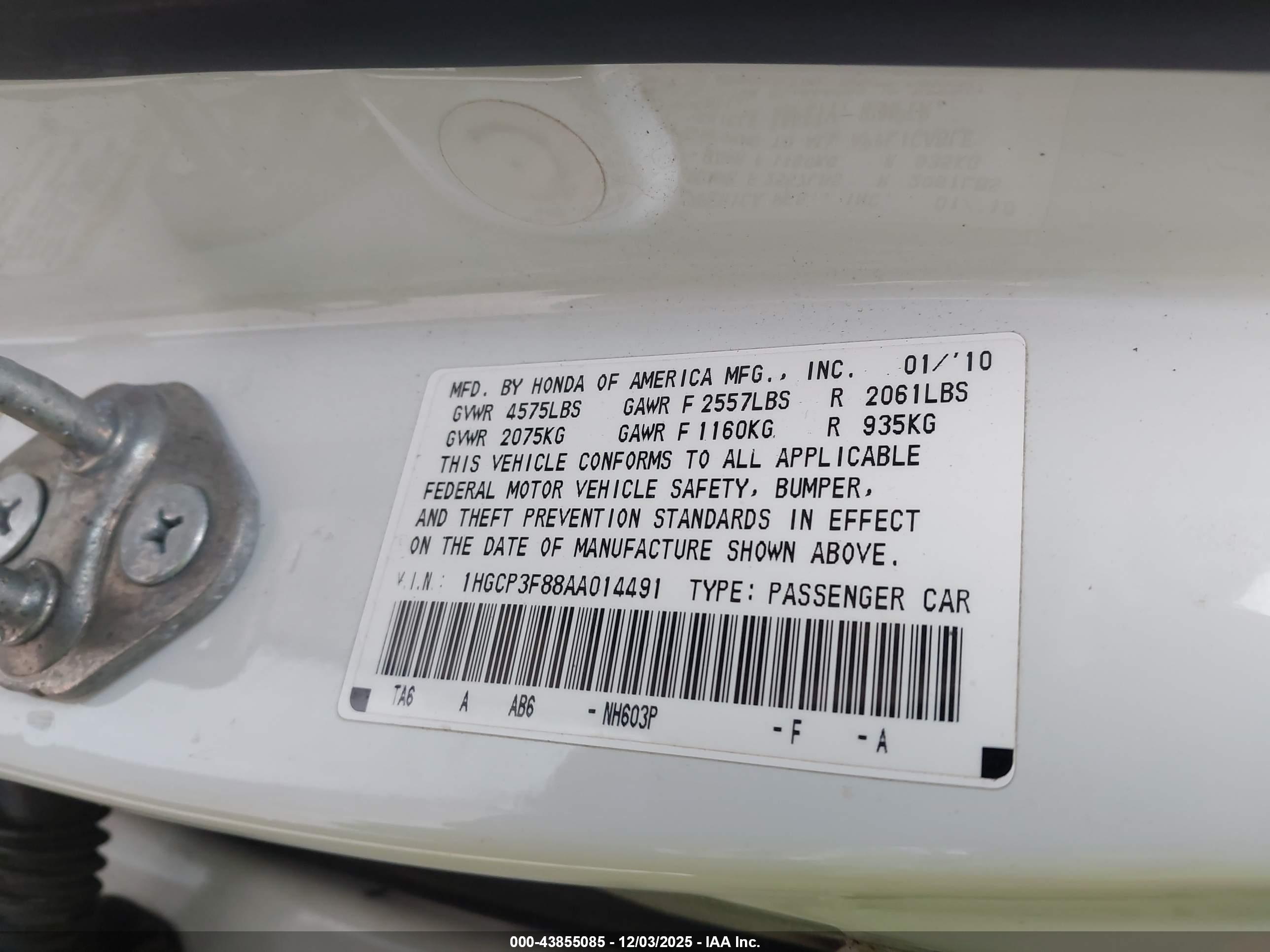 HONDA ACCORD image 9