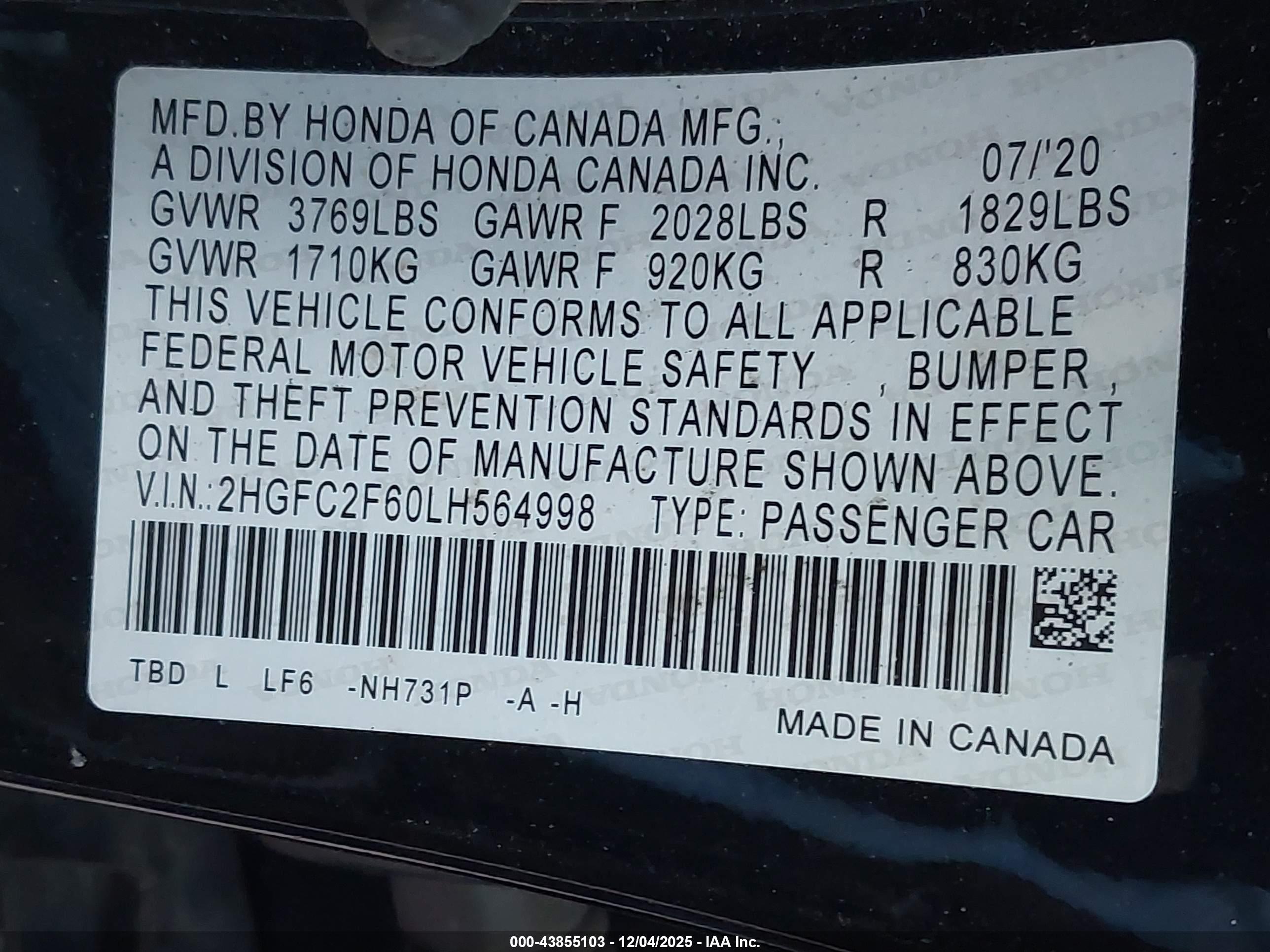 HONDA CIVIC image 9