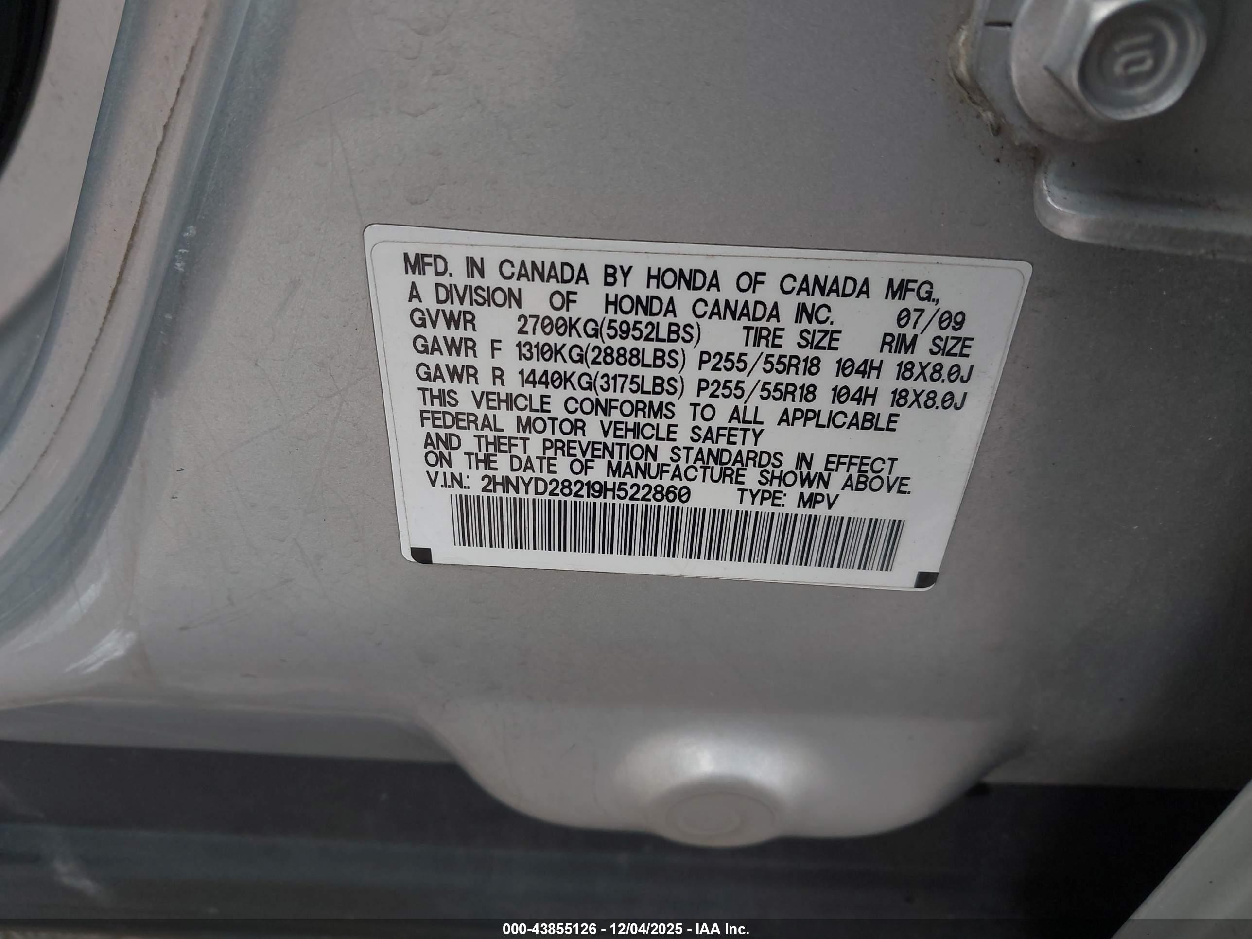ACURA MDX image 9