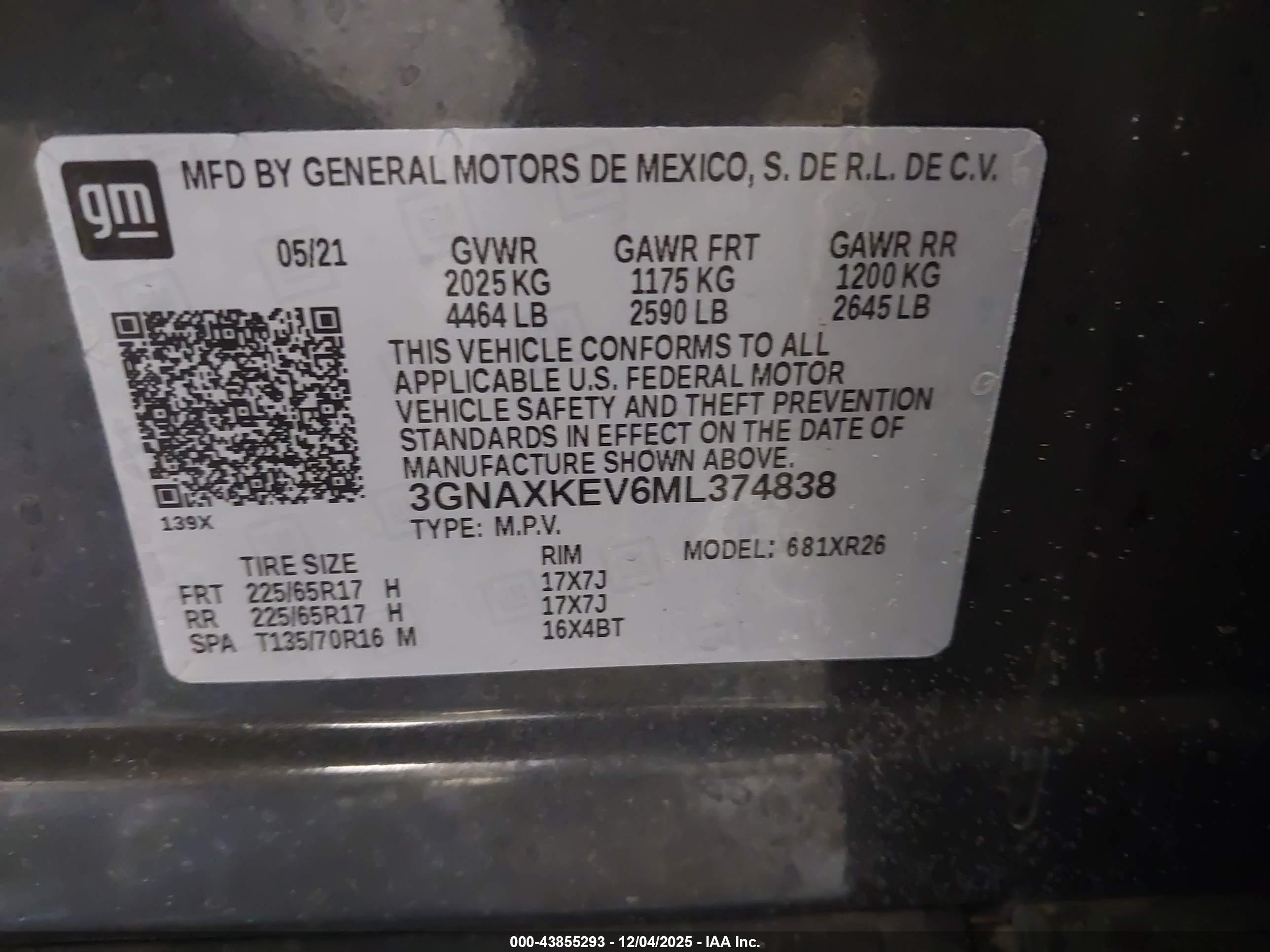 CHEVROLET EQUINOX image 9