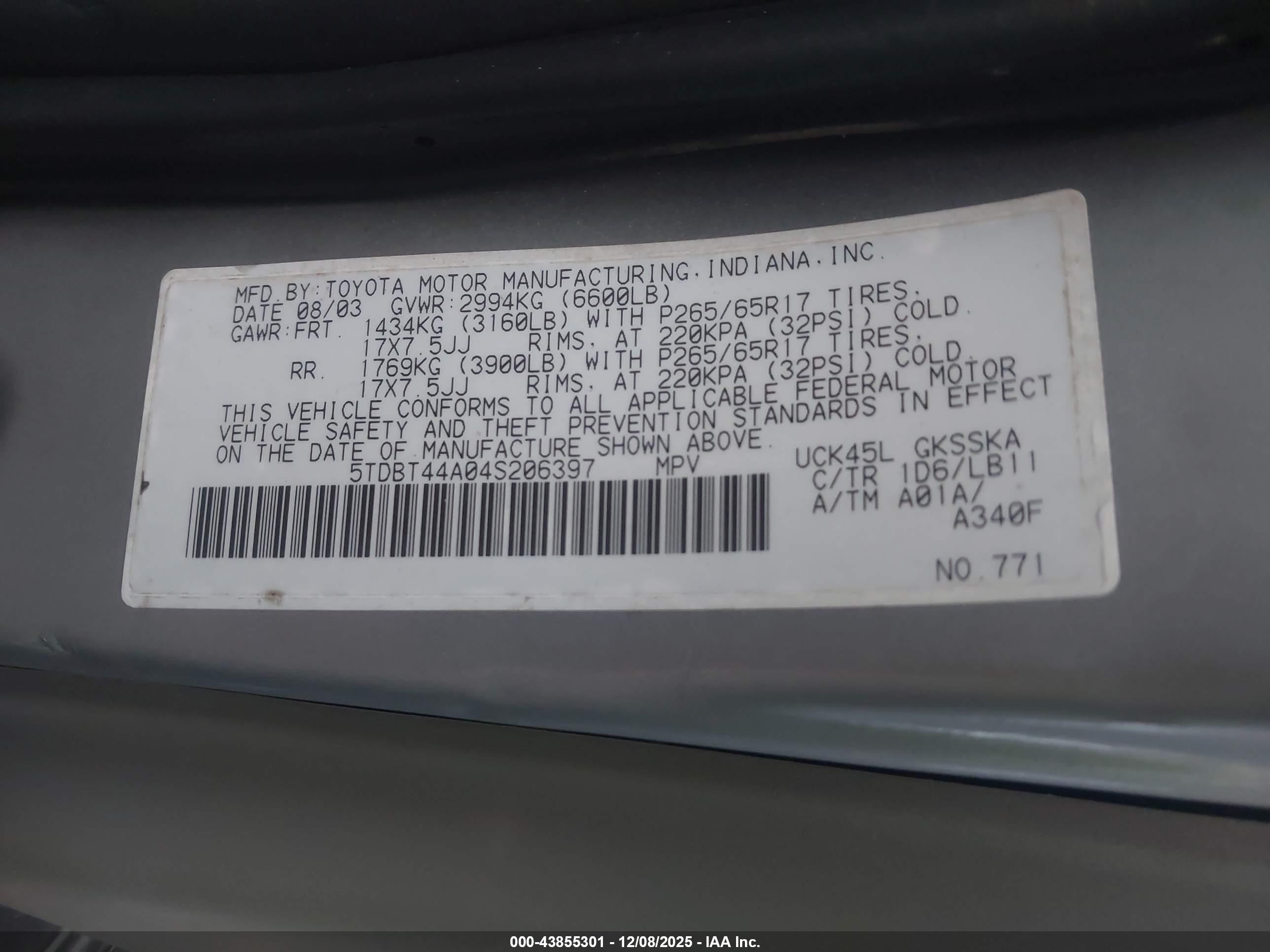 TOYOTA SEQUOIA image 9