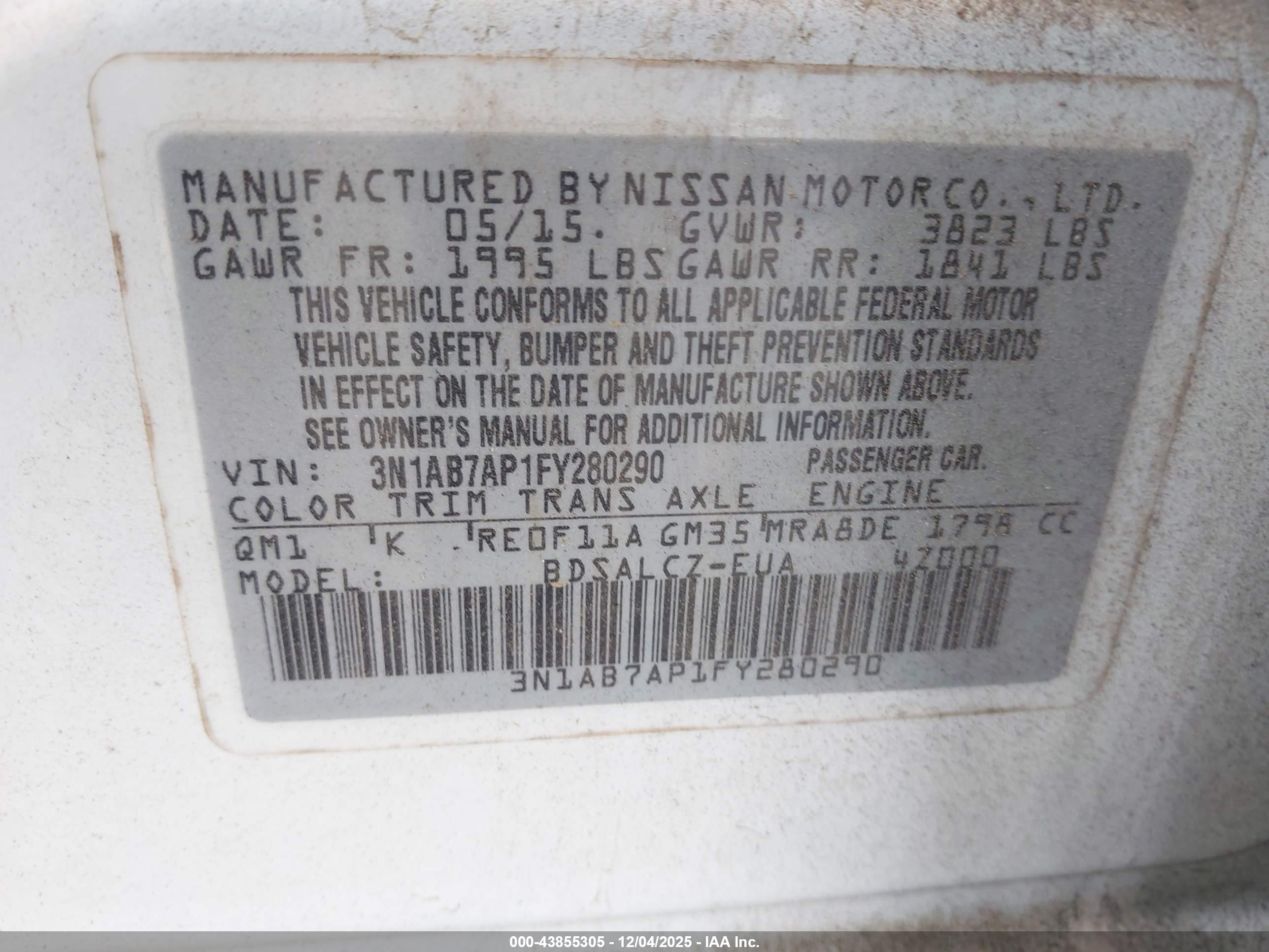 NISSAN SENTRA image 9