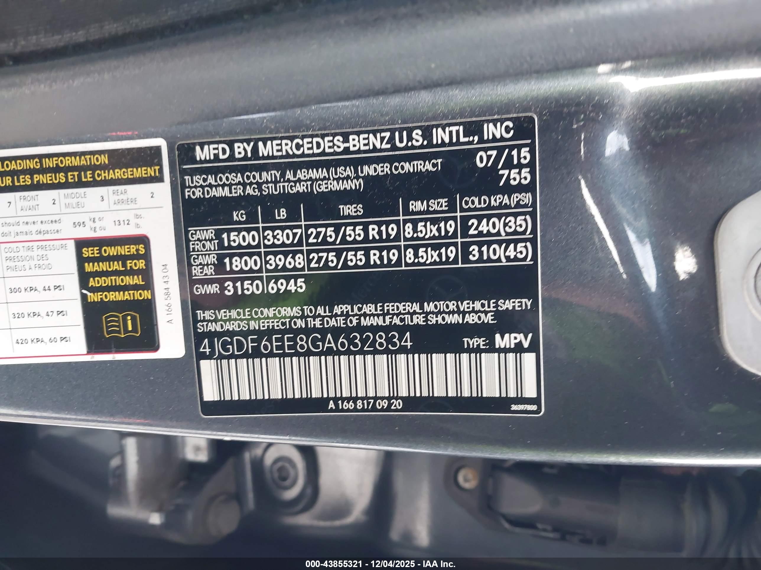 MERCEDES-BENZ GL image 9