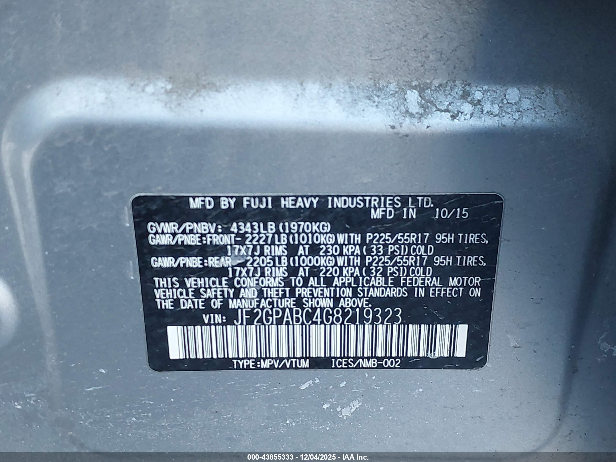 SUBARU CROSSTREK image 9