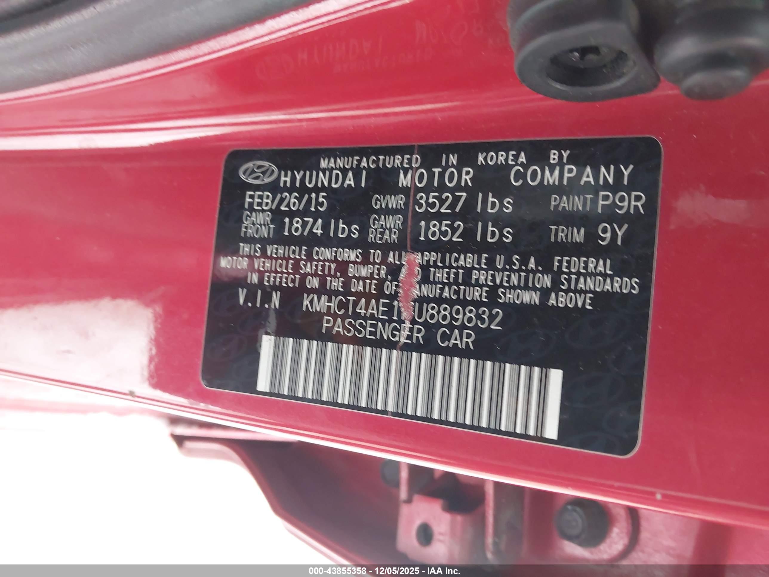 HYUNDAI ACCENT image 9