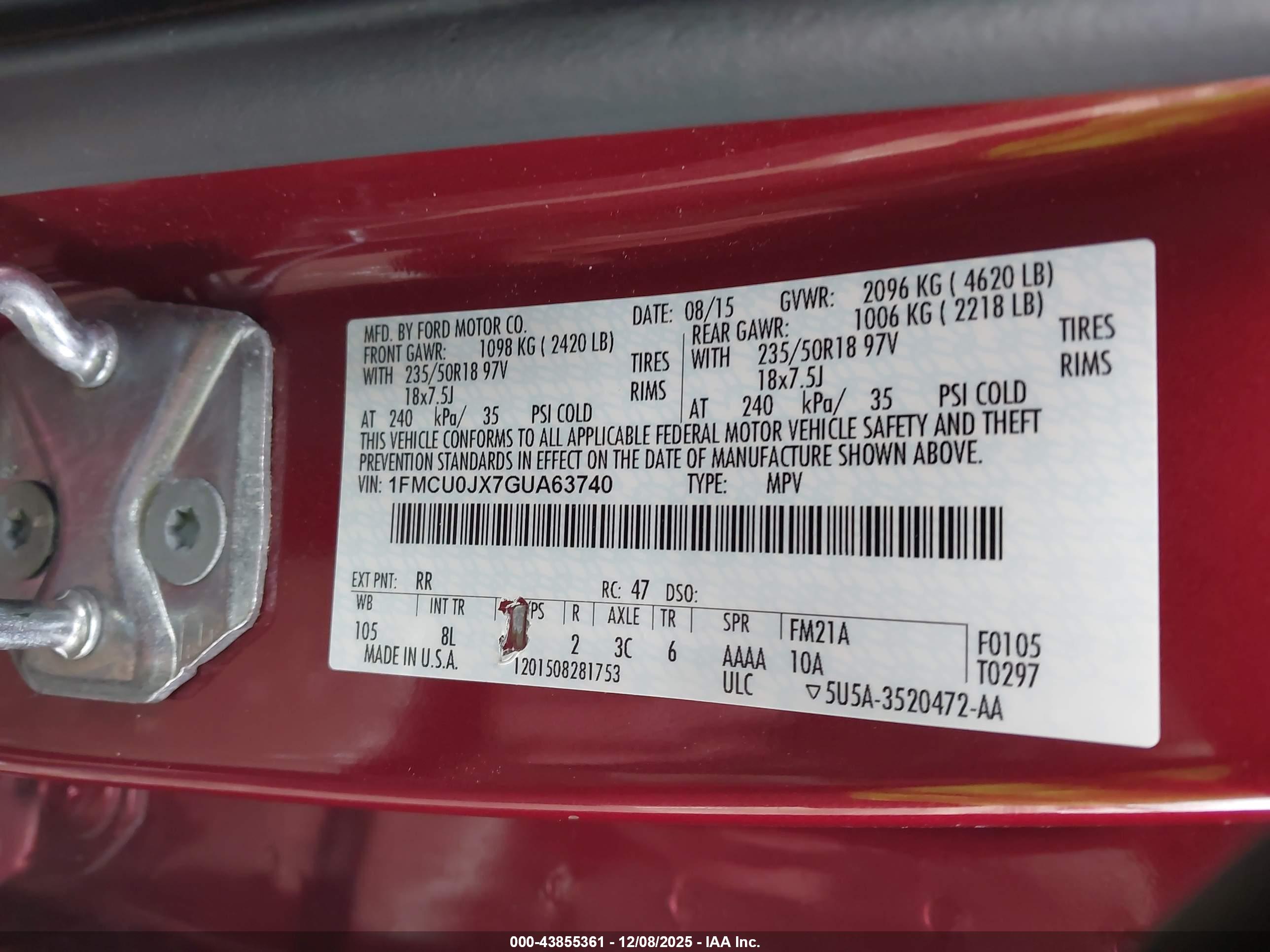 FORD ESCAPE image 9