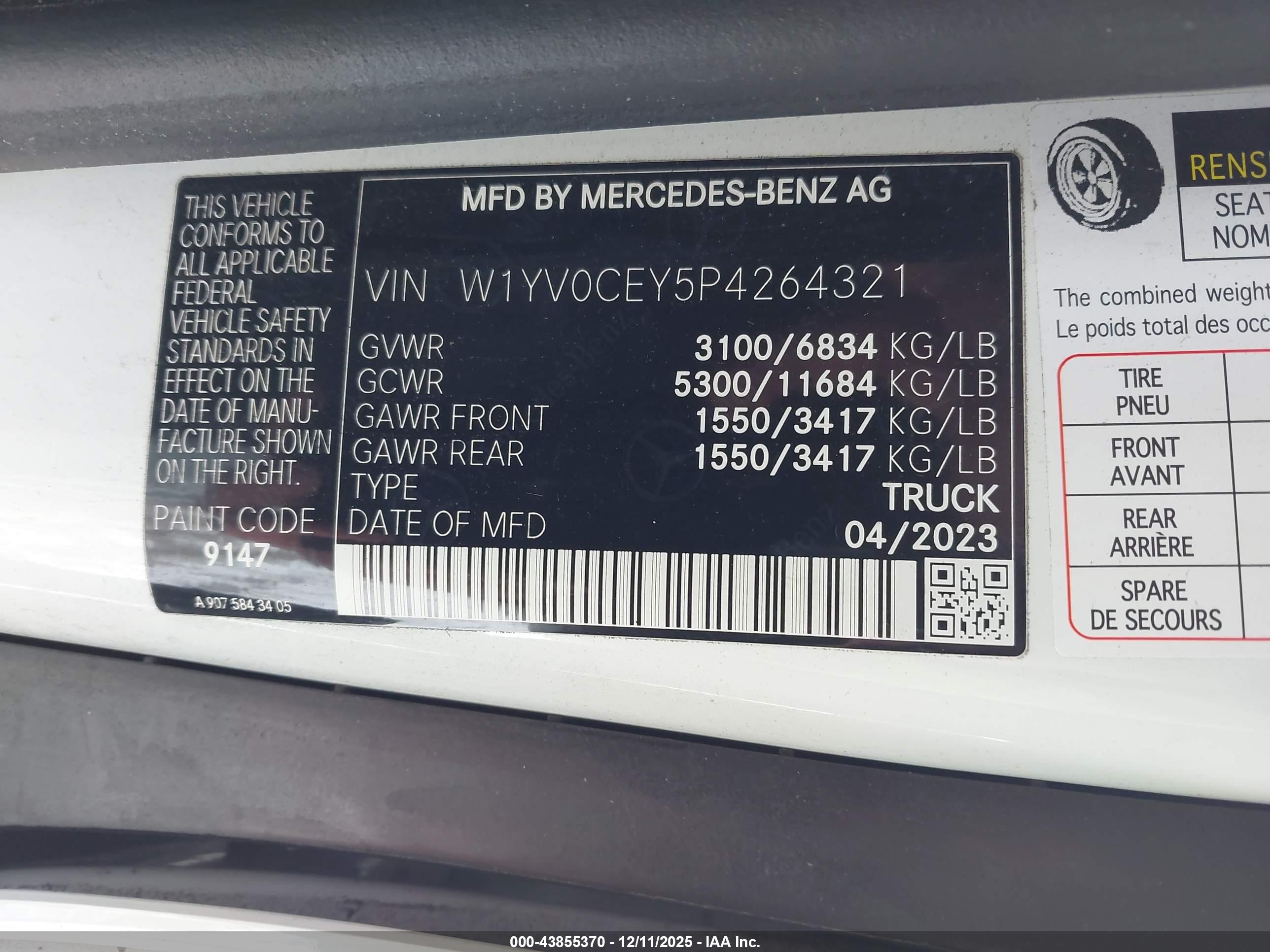 MERCEDES-BENZ METRIS image 9