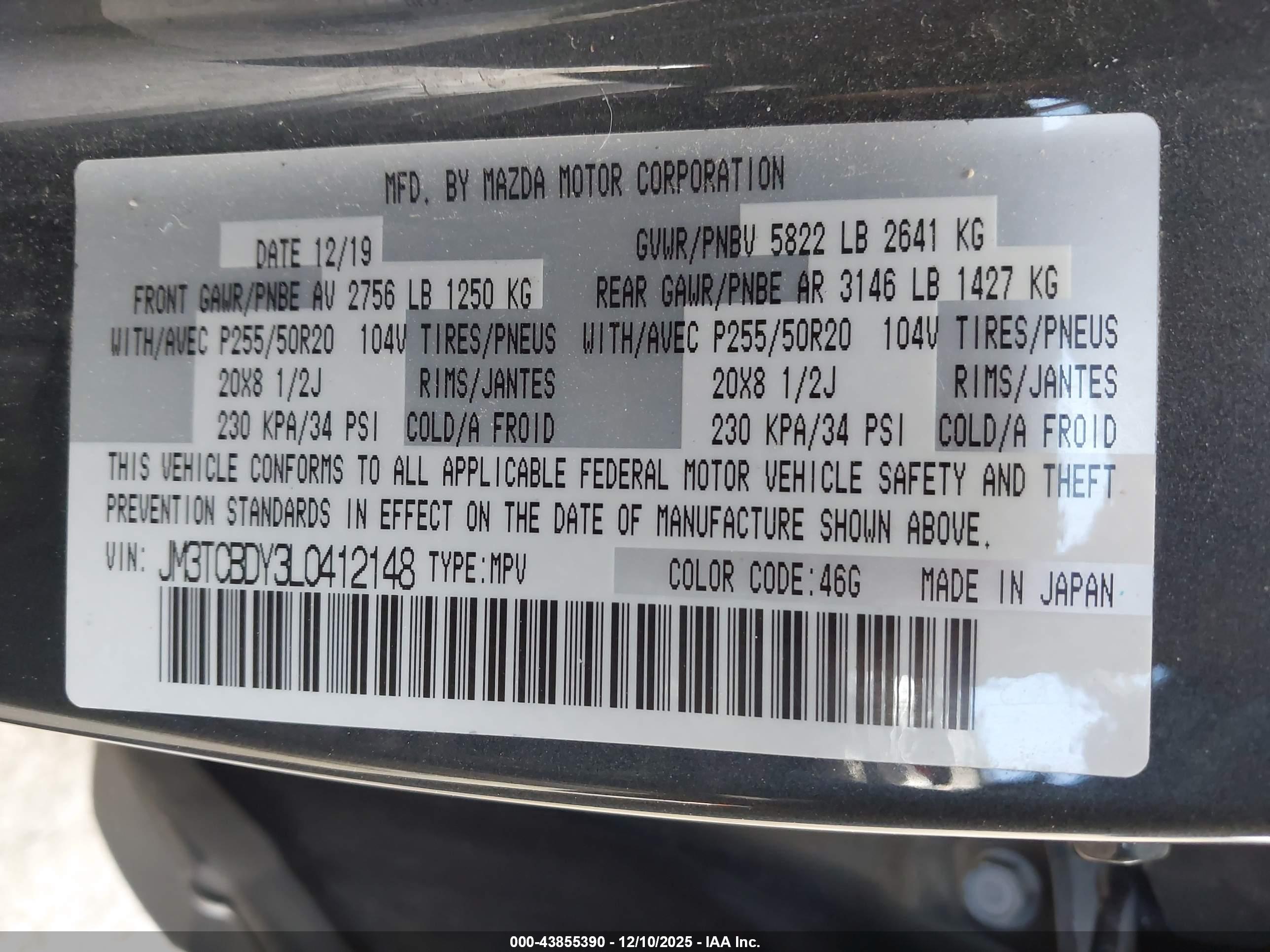 MAZDA CX-9 image 9