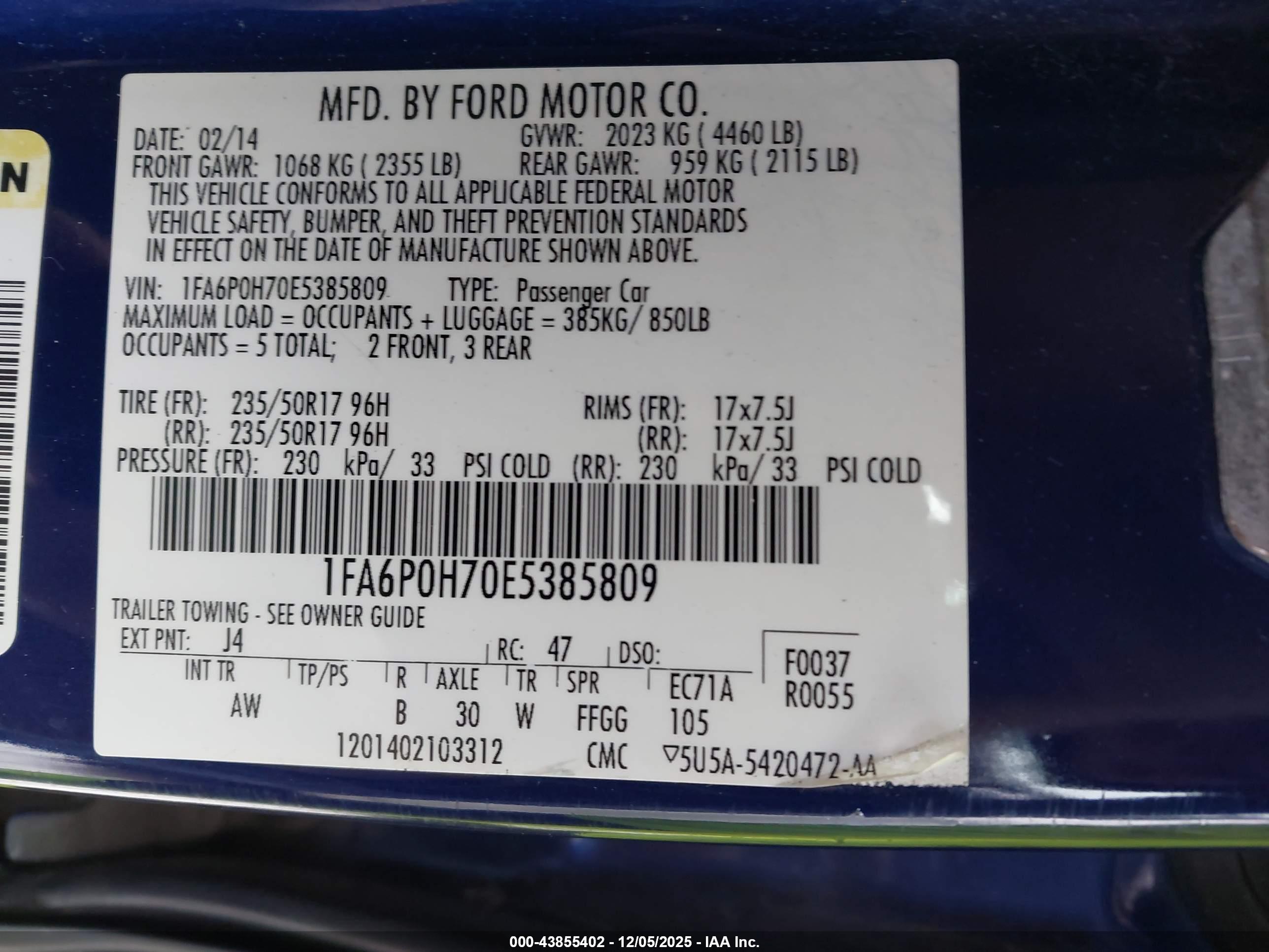 FORD FUSION image 9