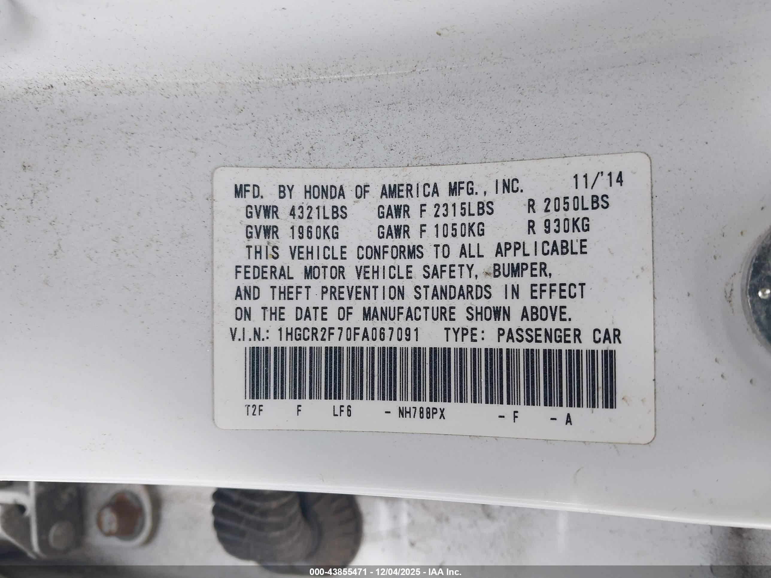 HONDA ACCORD image 9