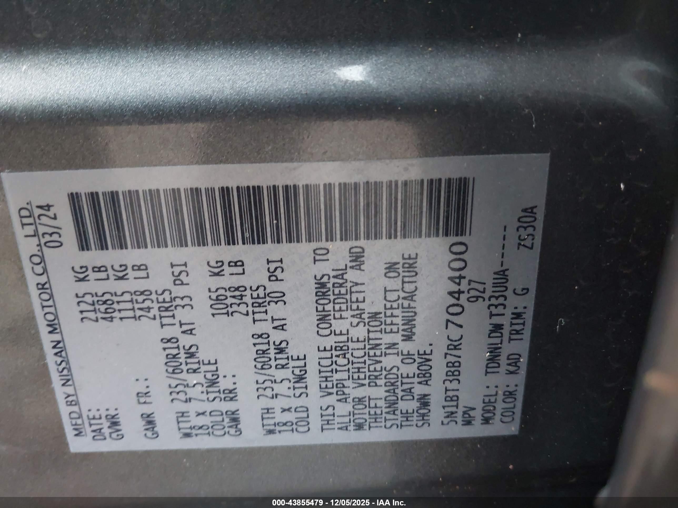 NISSAN ROGUE image 9