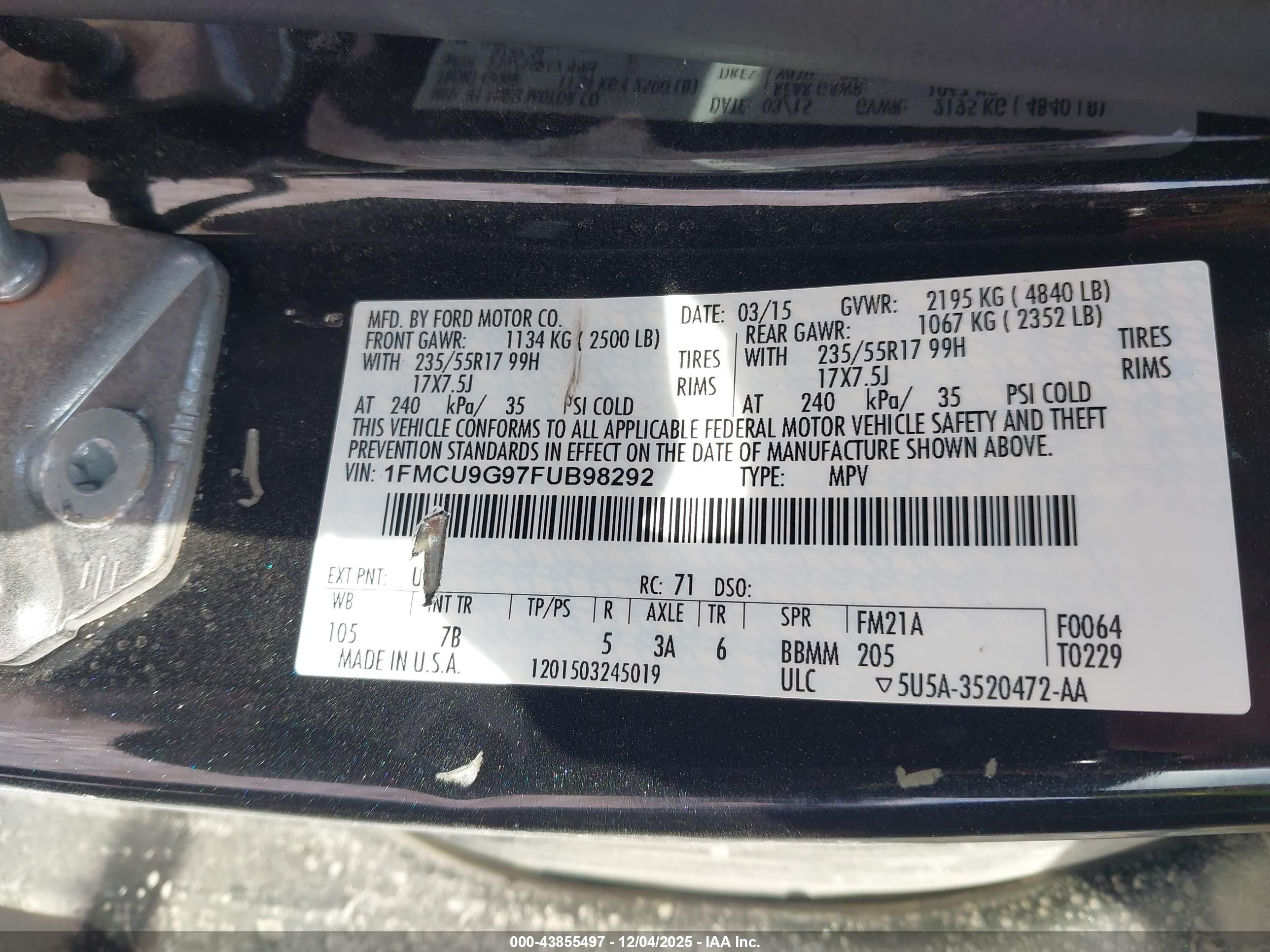 FORD ESCAPE image 9