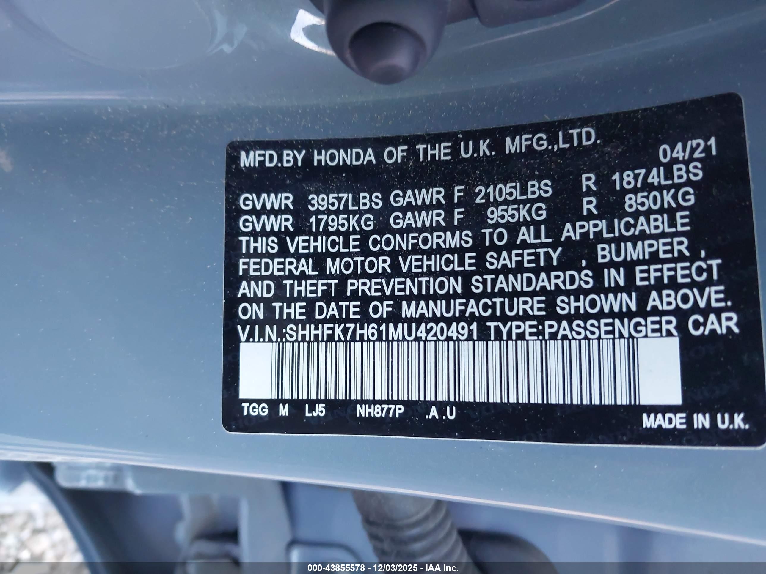 HONDA CIVIC image 9