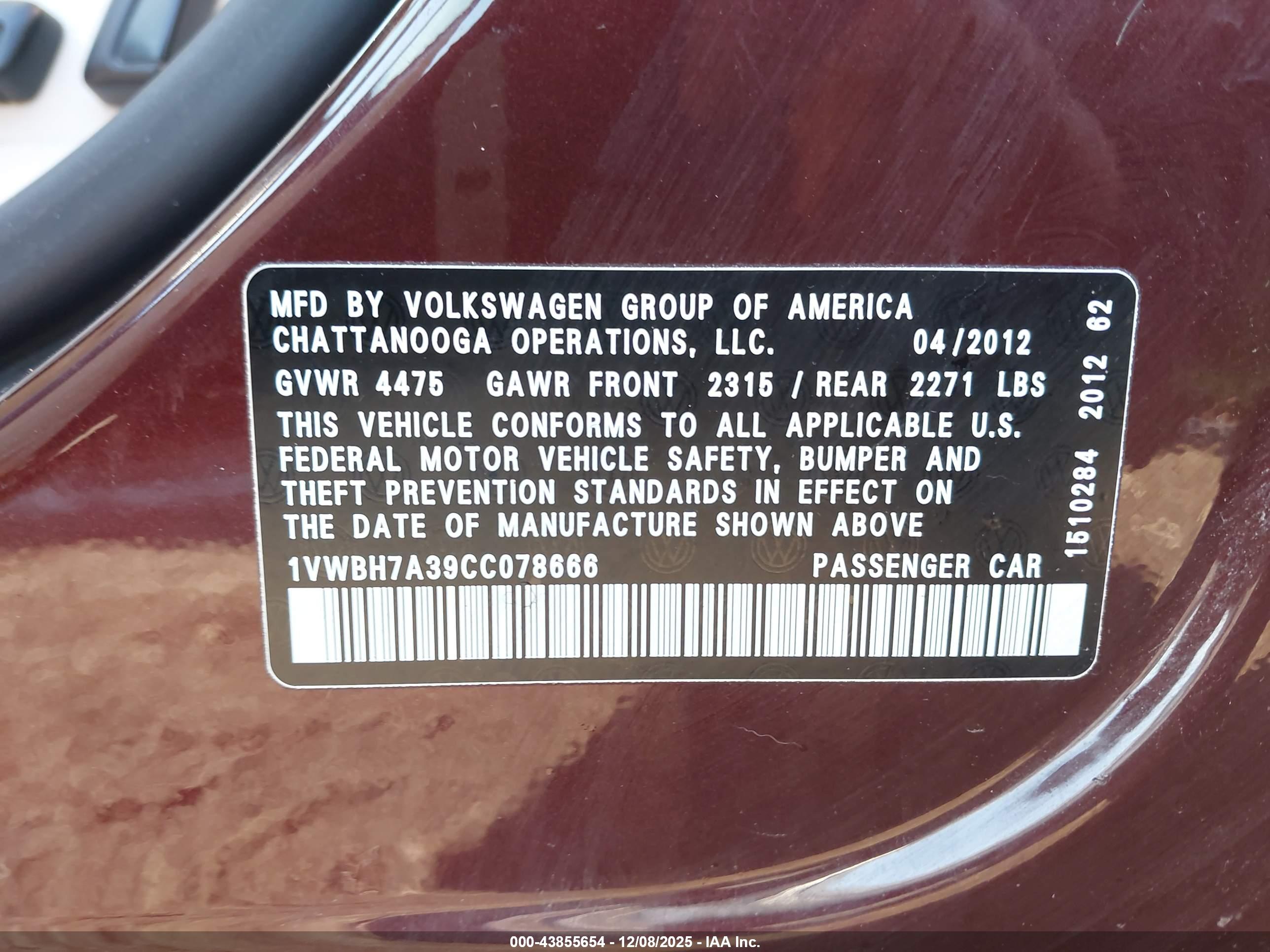 VOLKSWAGEN PASSAT image 9