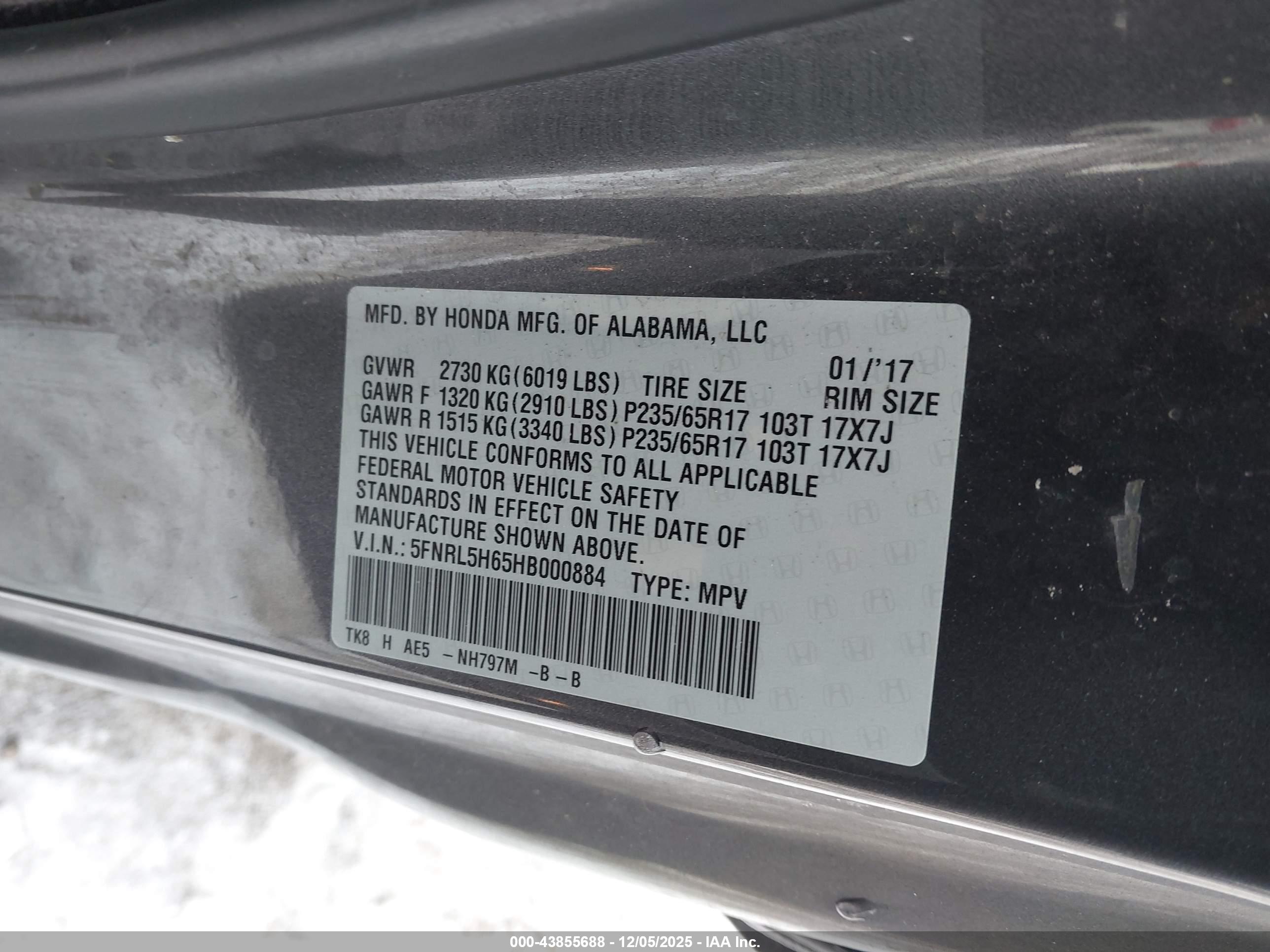 HONDA ODYSSEY image 9