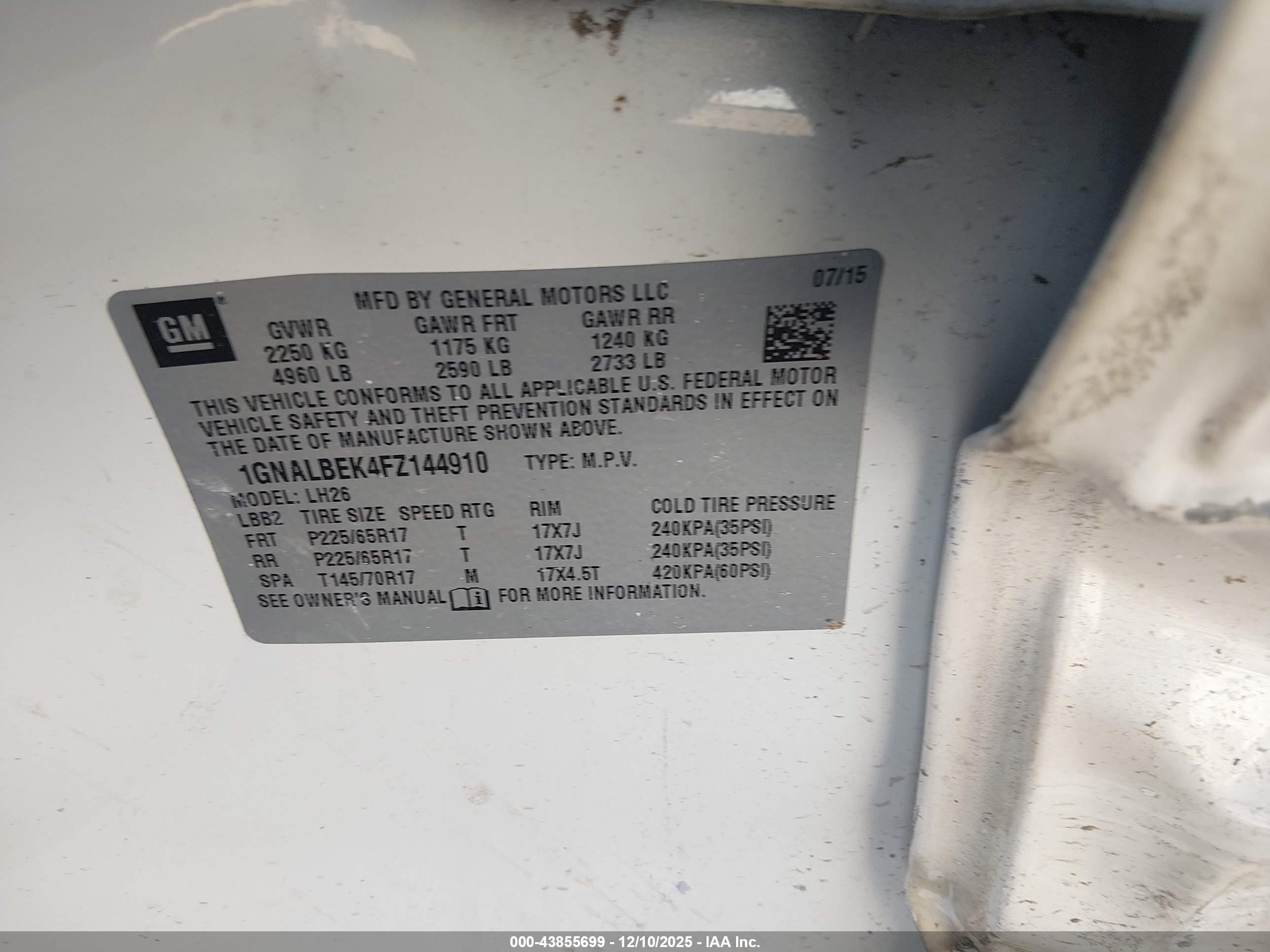 CHEVROLET EQUINOX image 9