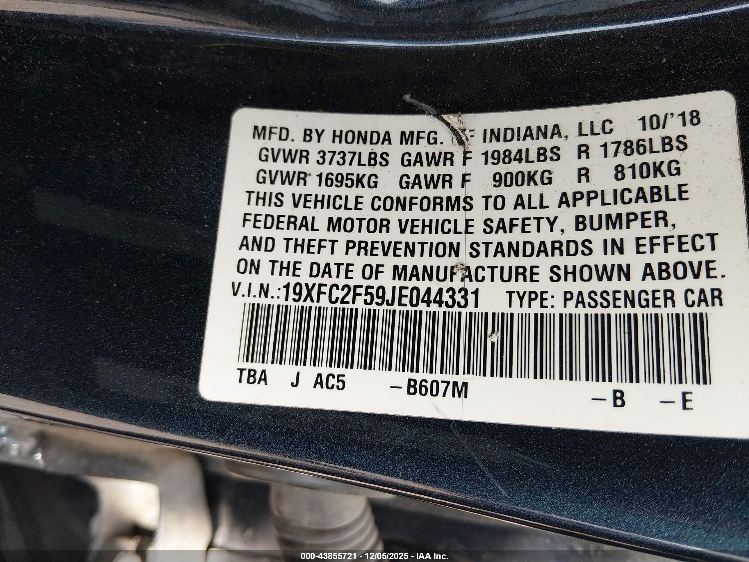 HONDA CIVIC image 9